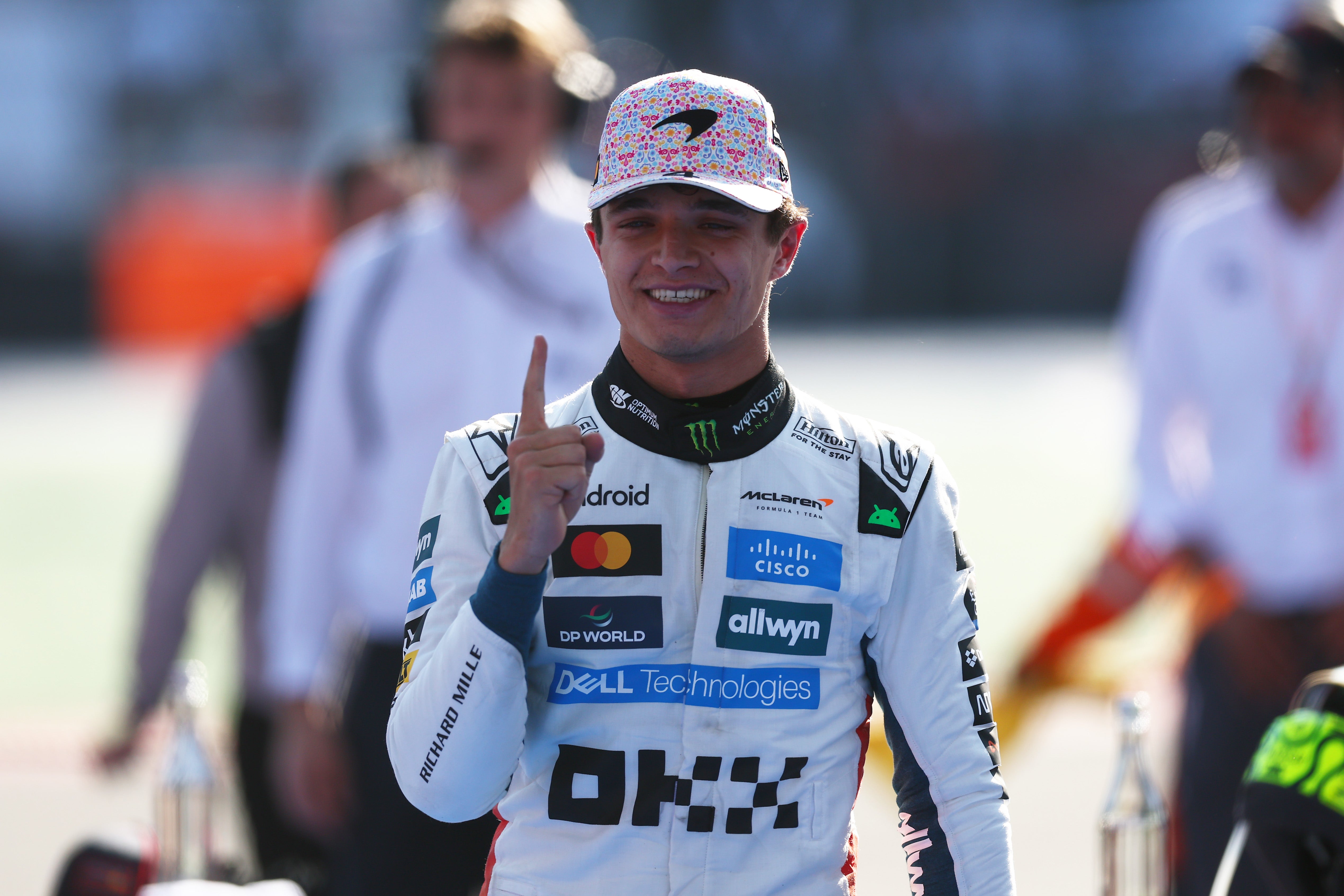 Lando Norris will be eyeing a strong sprint race in Brazil