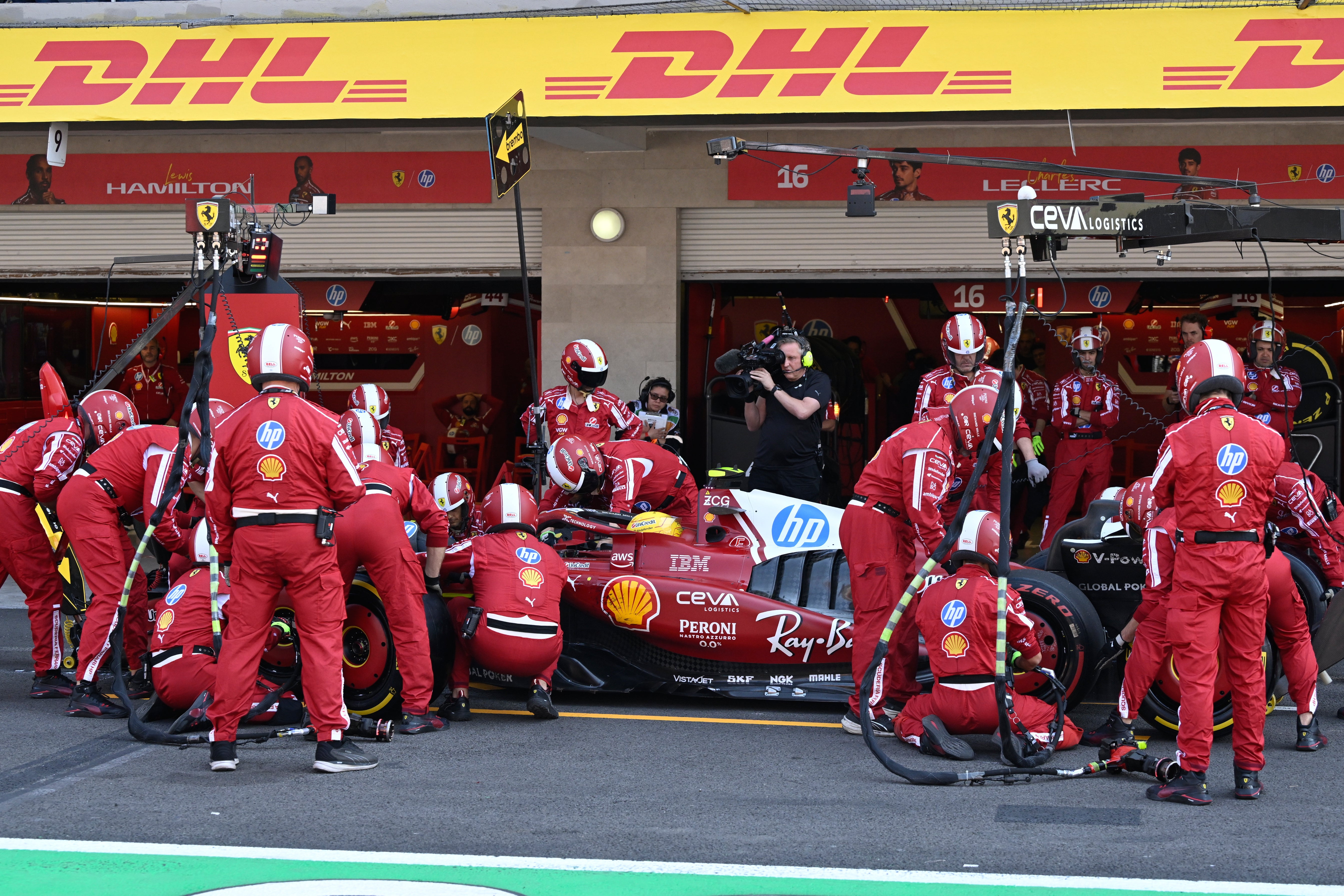 Lewis Hamilton was given a 10-second penalty