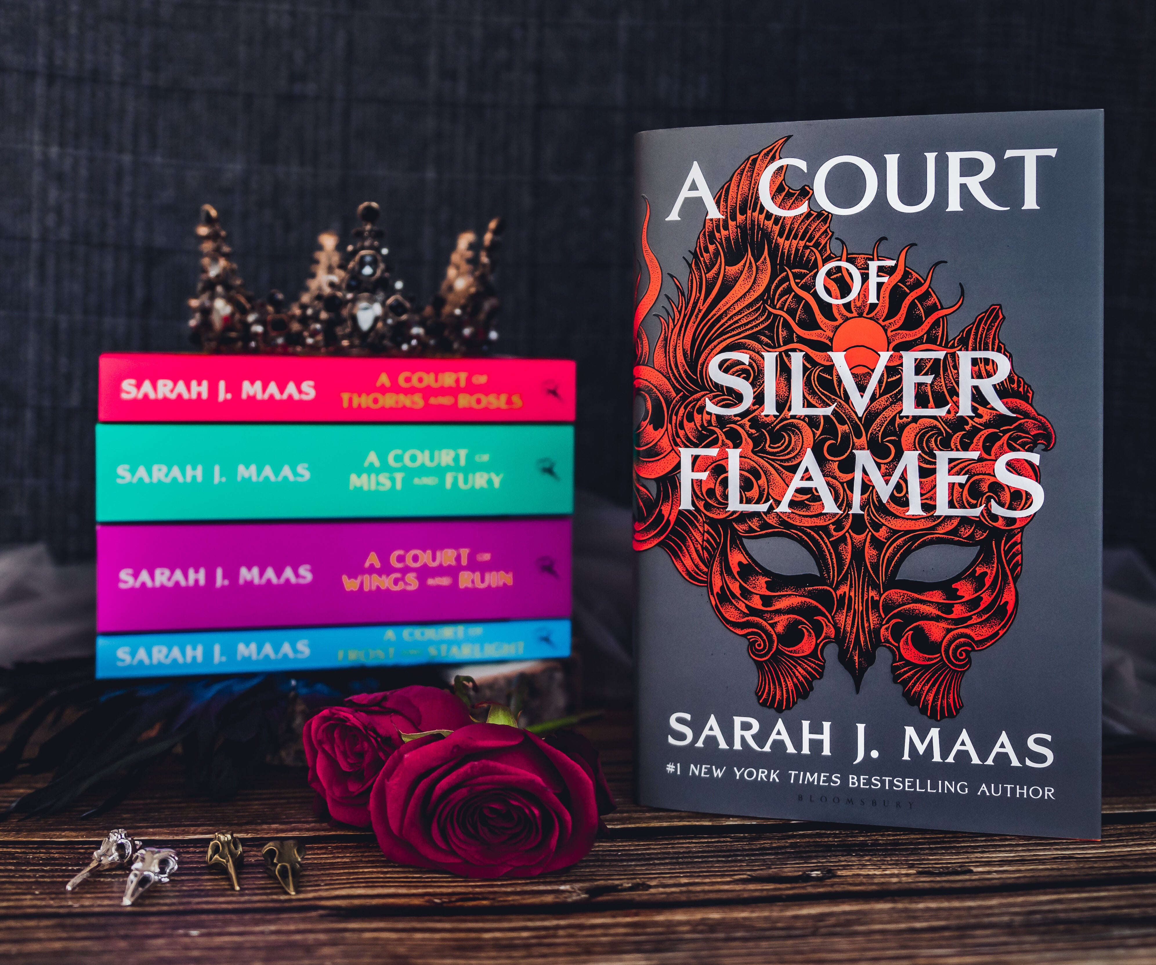 Bloomsbury published work by fantasy author Sarah J Maas (Bloomsbury/PA)