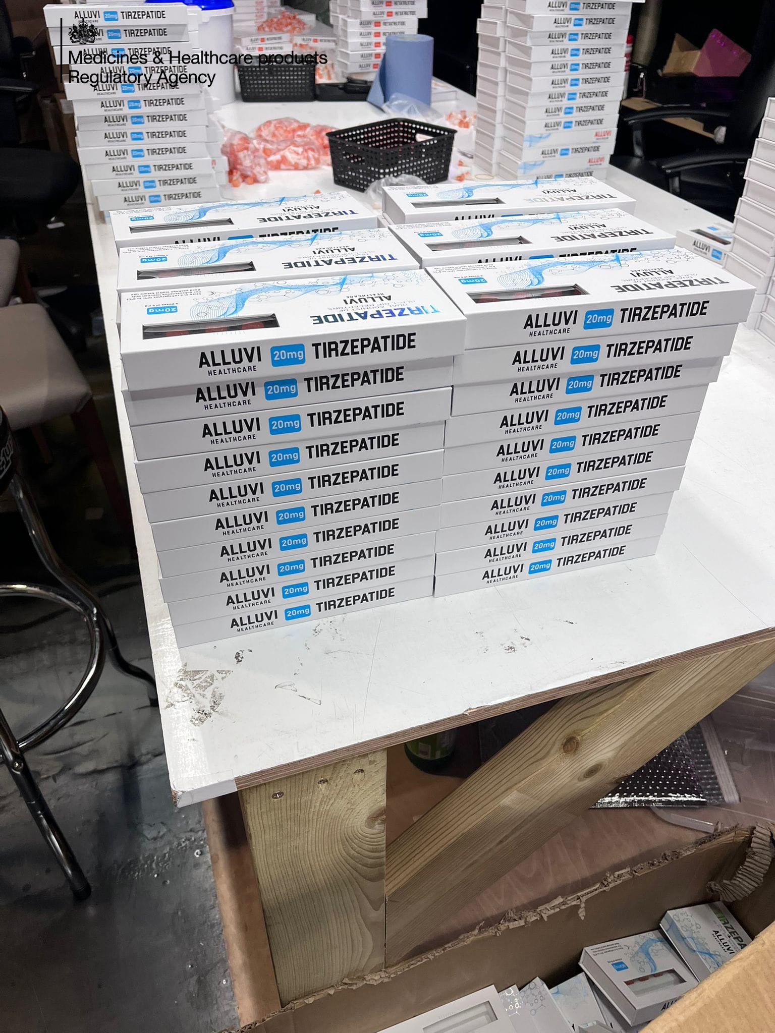 Unlicensed weight-loss medication worth £250,000 was recently seized in a factory raid in Northampton