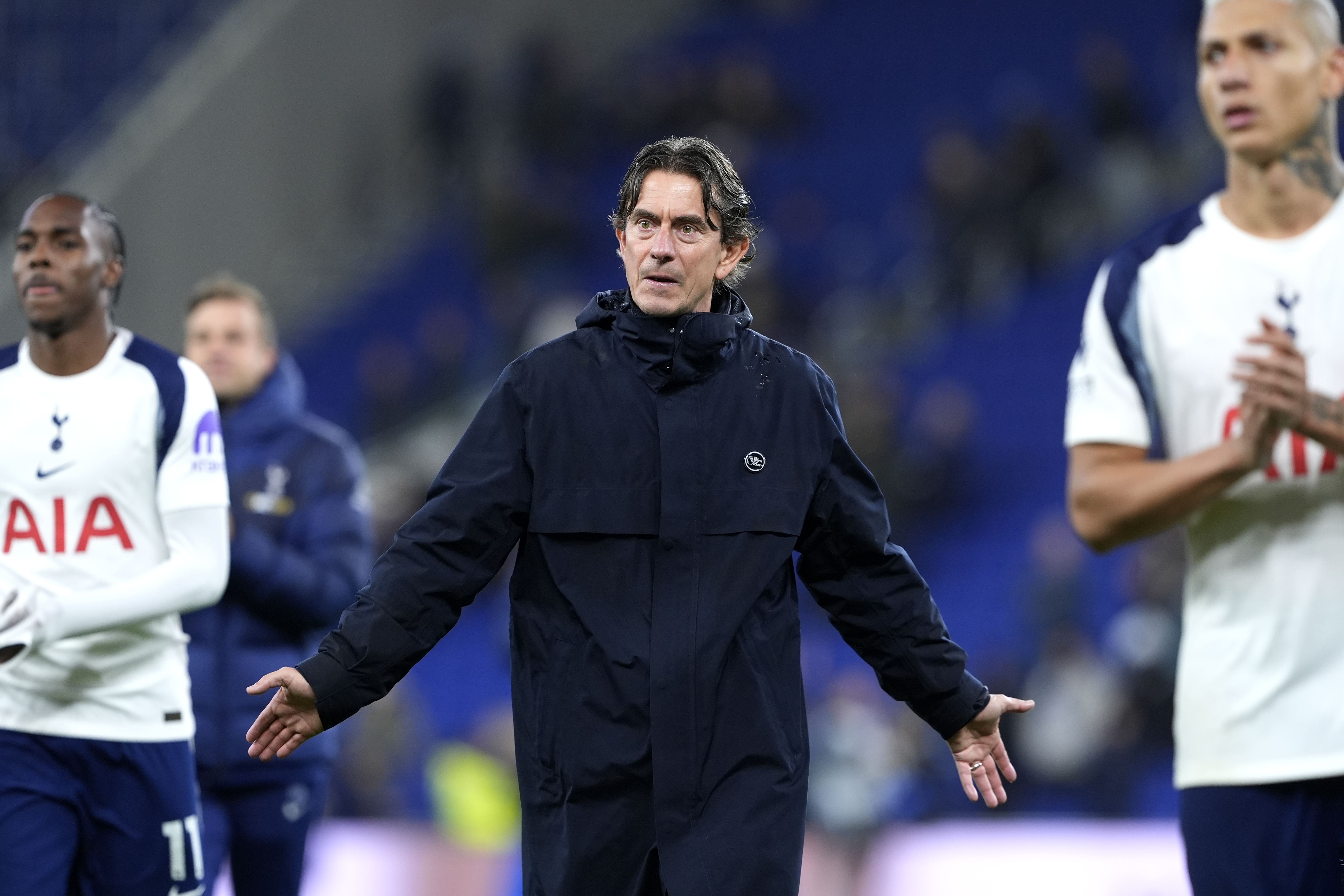 Thomas Frank will not let Tottenham get ahead of themselves (Peter Byrne/PA)