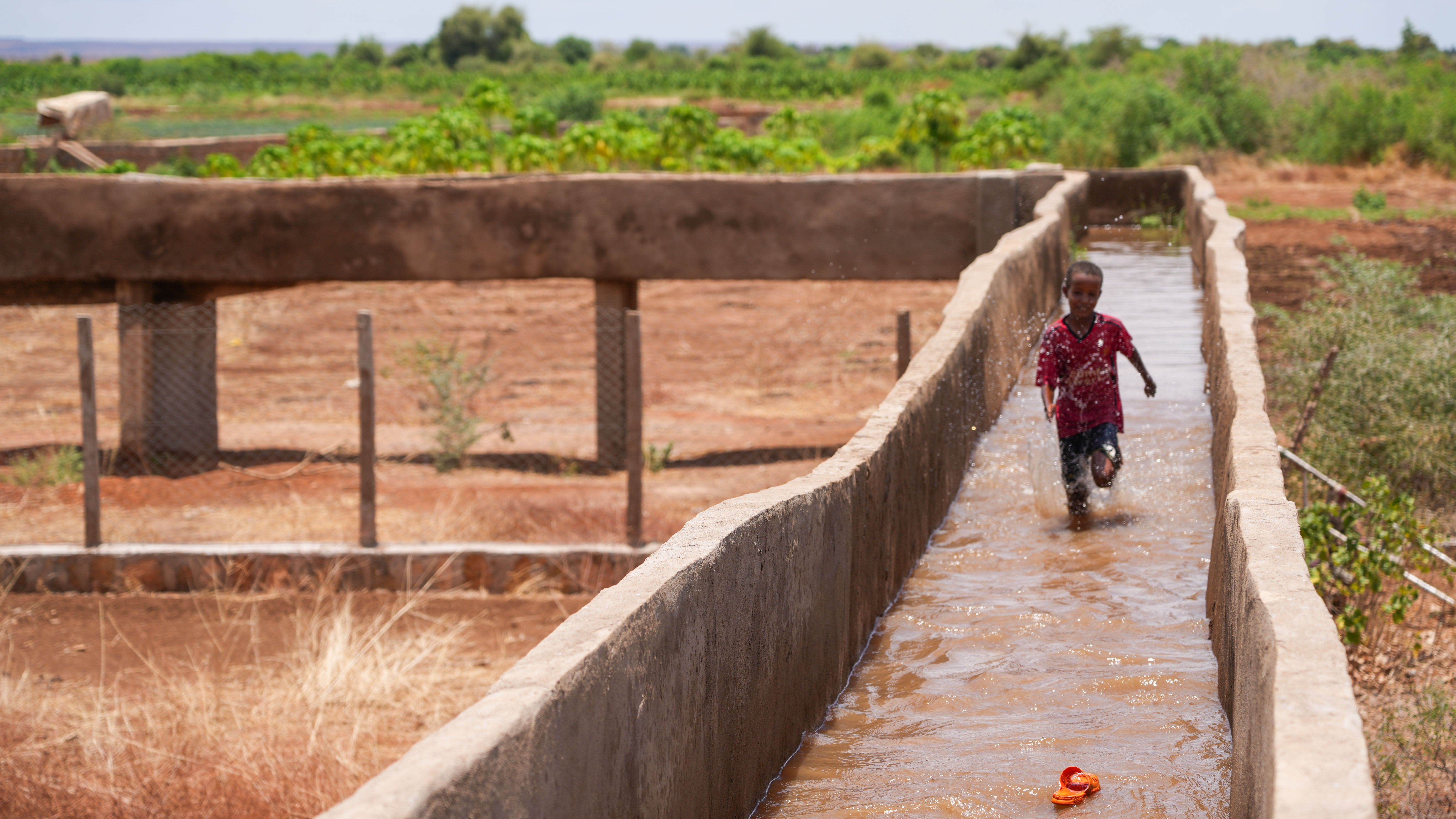 A solar-powered Irrigation scheme in the Somali Region of Ethiopia, which is helping communities there move from aid dependence to self-sufficiency