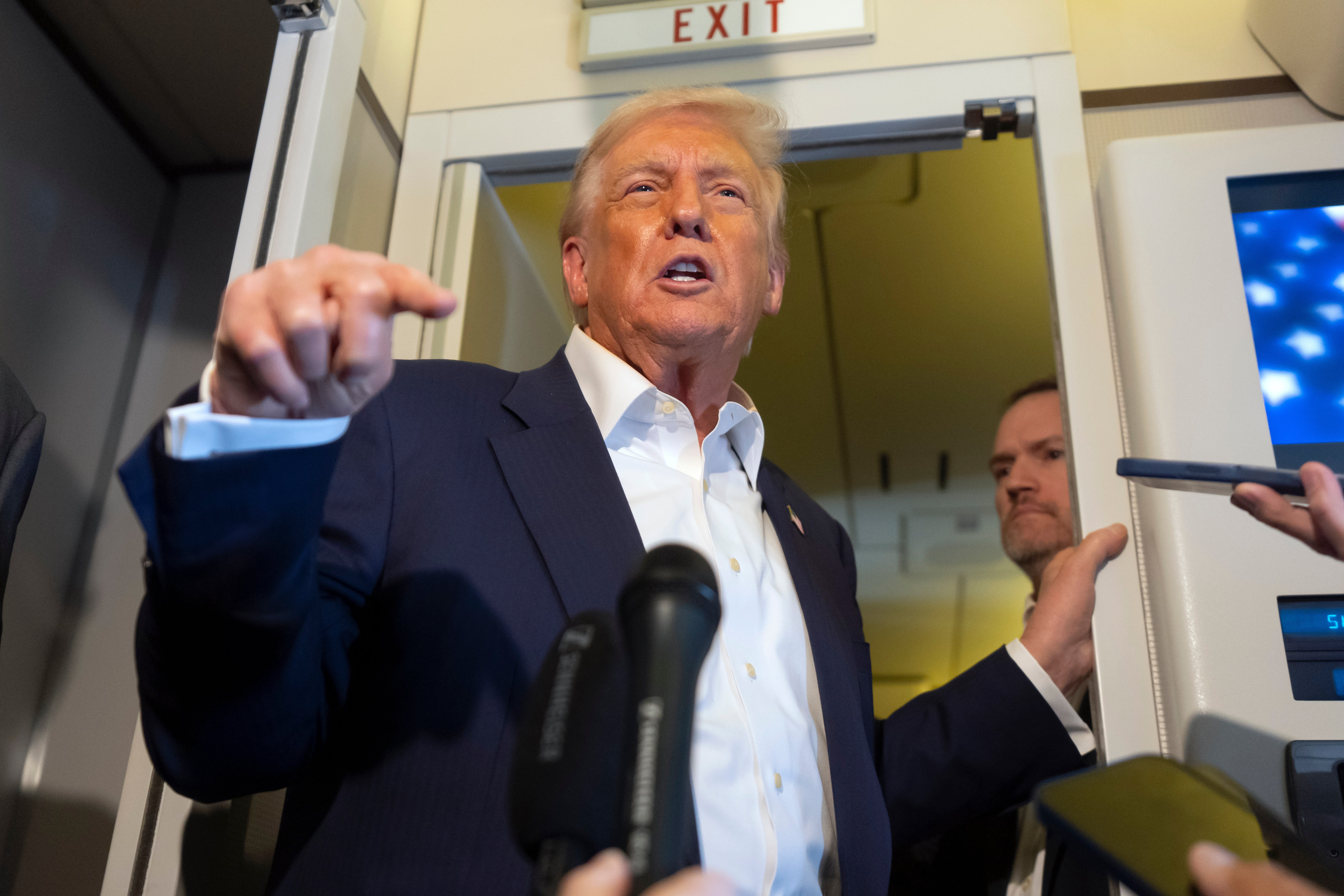 President Donald Trump didn’t rule out running for a third term, saying he ‘would love to do it,’ despite the Constitution limiting presidents to two terms.