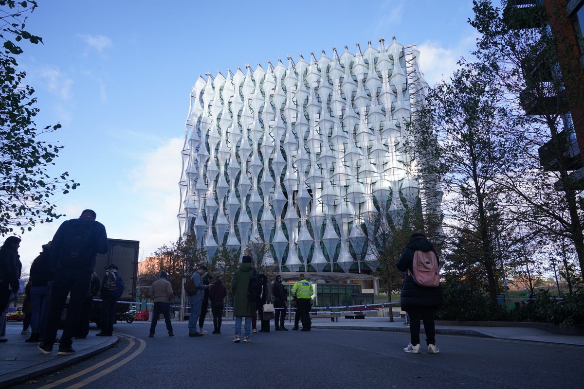 The US Embassy in Nine Elms, London (PA)