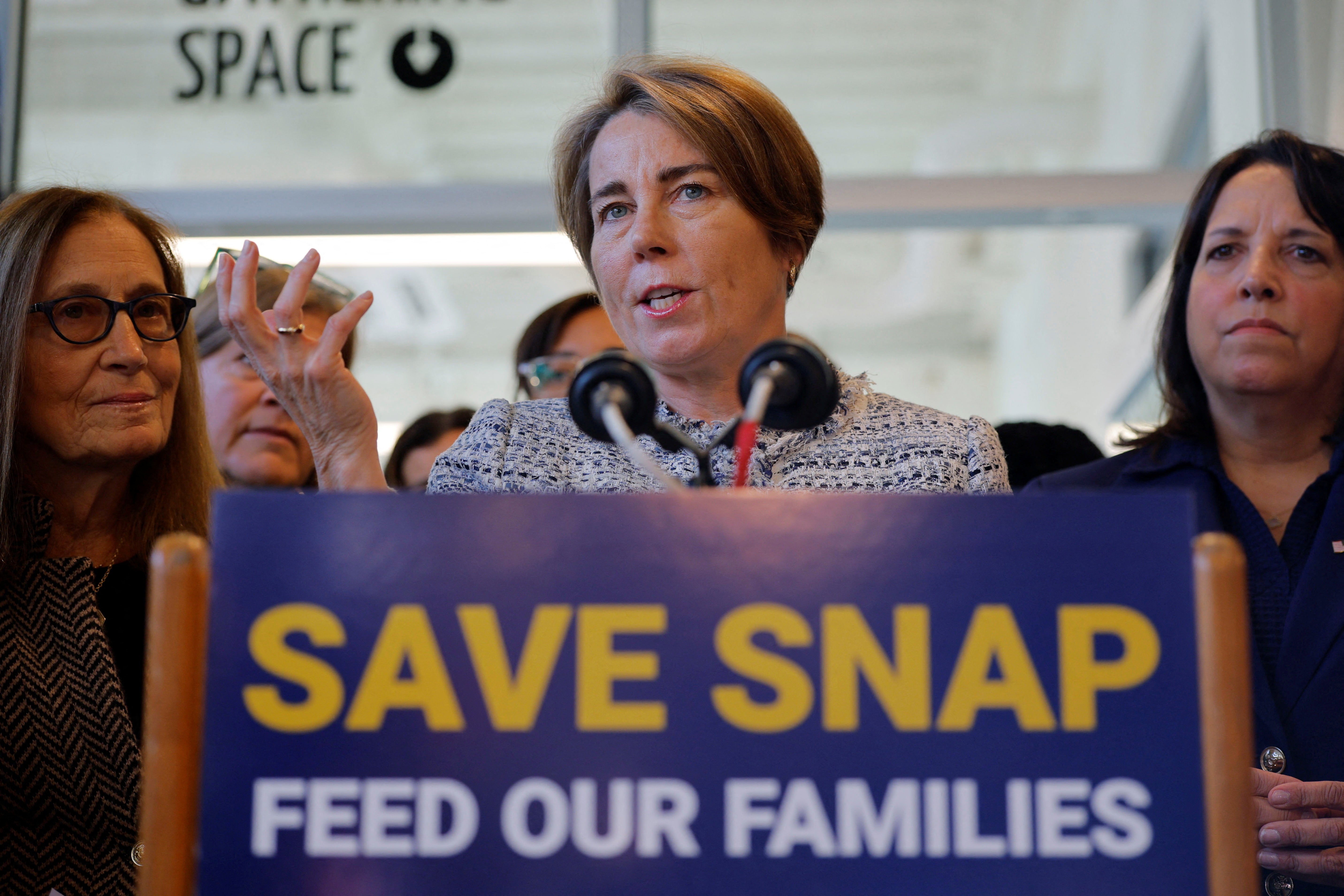Massachusetts Governor Maura Healey and state officials across the country are urging the Trump administration to unleash federal funding for SNAP after USDA claims it does not have legal authority to tap into emergency funds