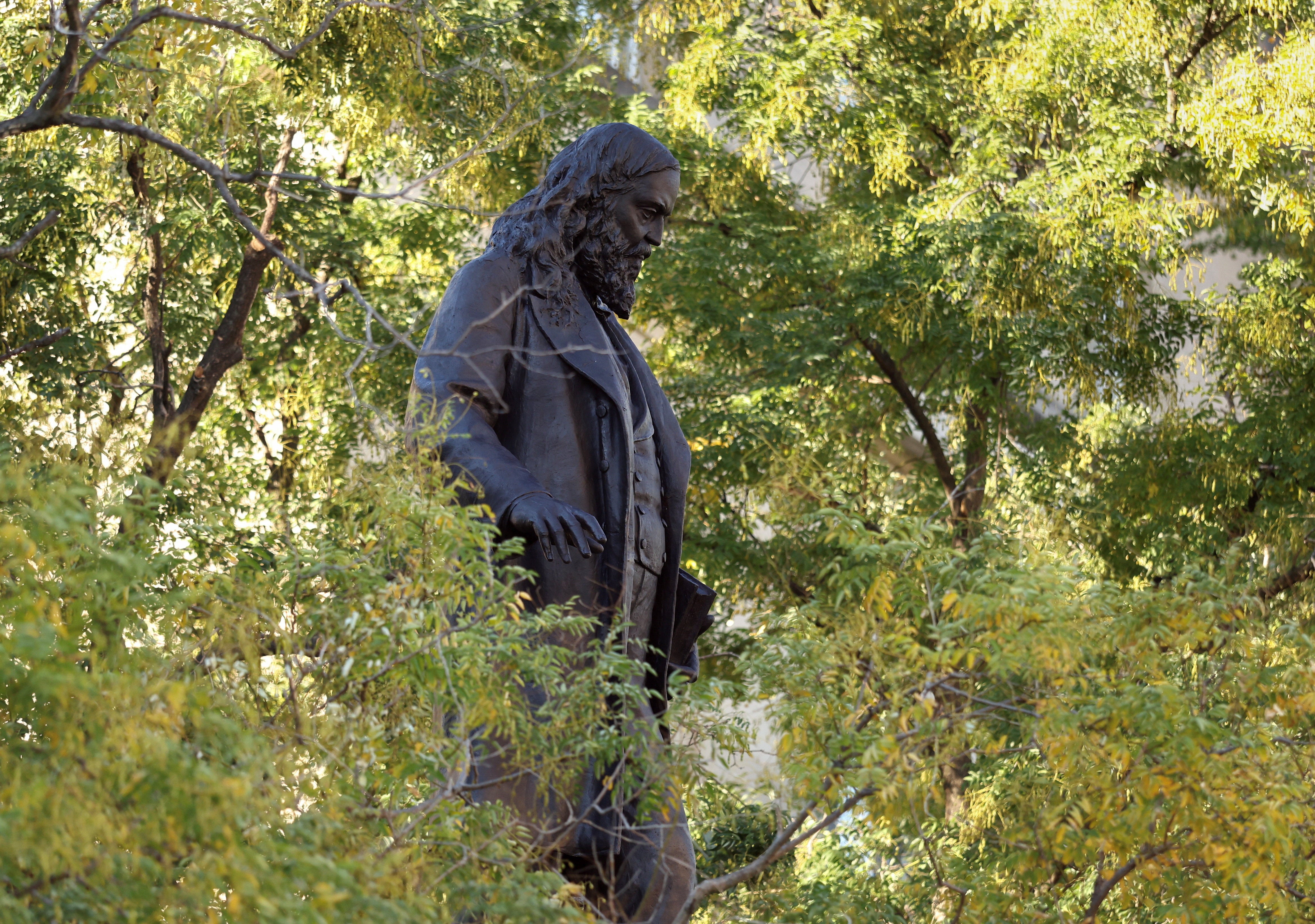 A statue of Confederate general and Freemason Albert Pike was reinstalled in Washington, D.C. after it was torn down by people protesting the murder of George Floyd in 2020