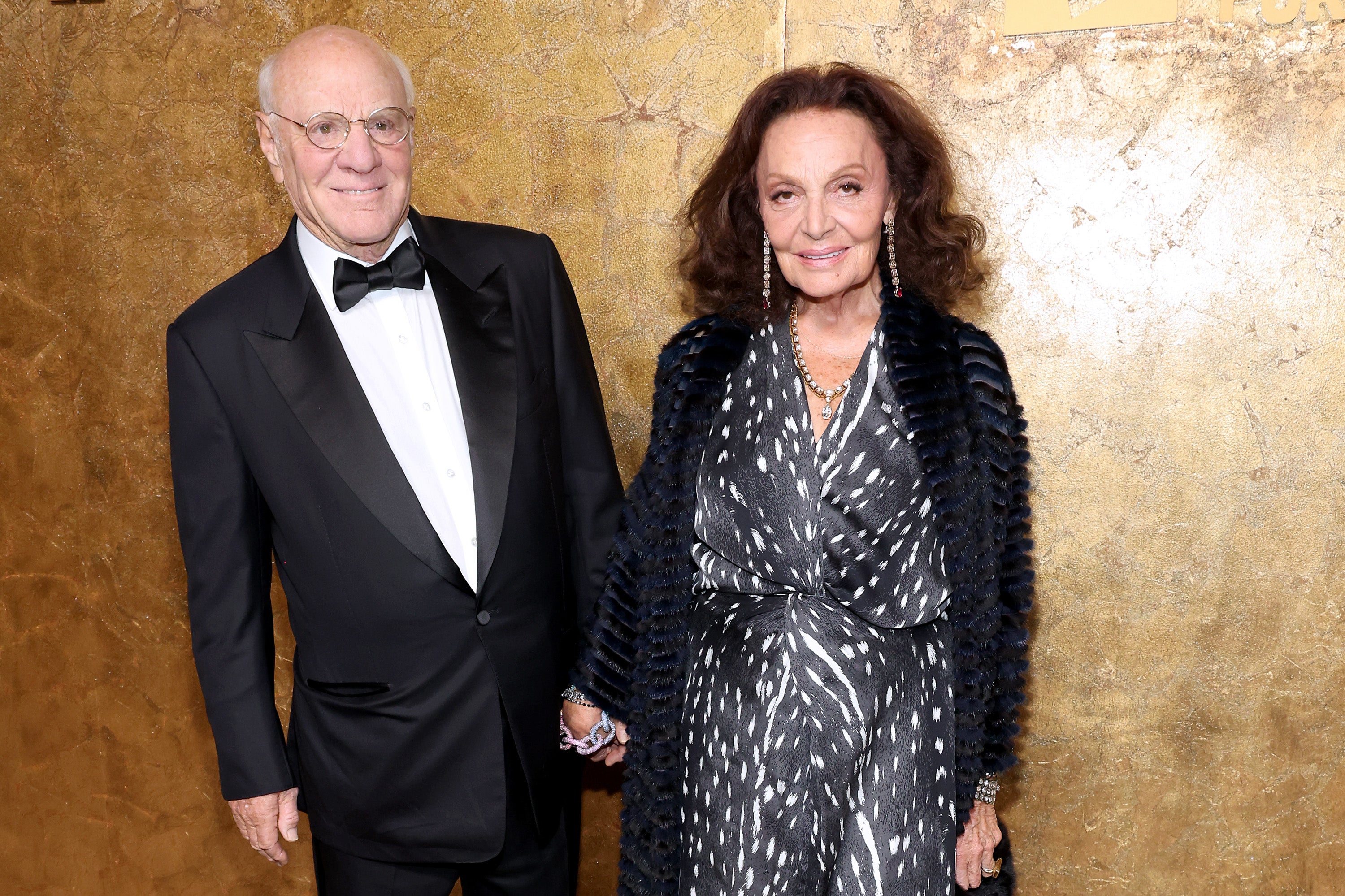 ‘He opened the door of his heart and never closed it!’ von Fürstenberg captioned her social media tribute to Diller