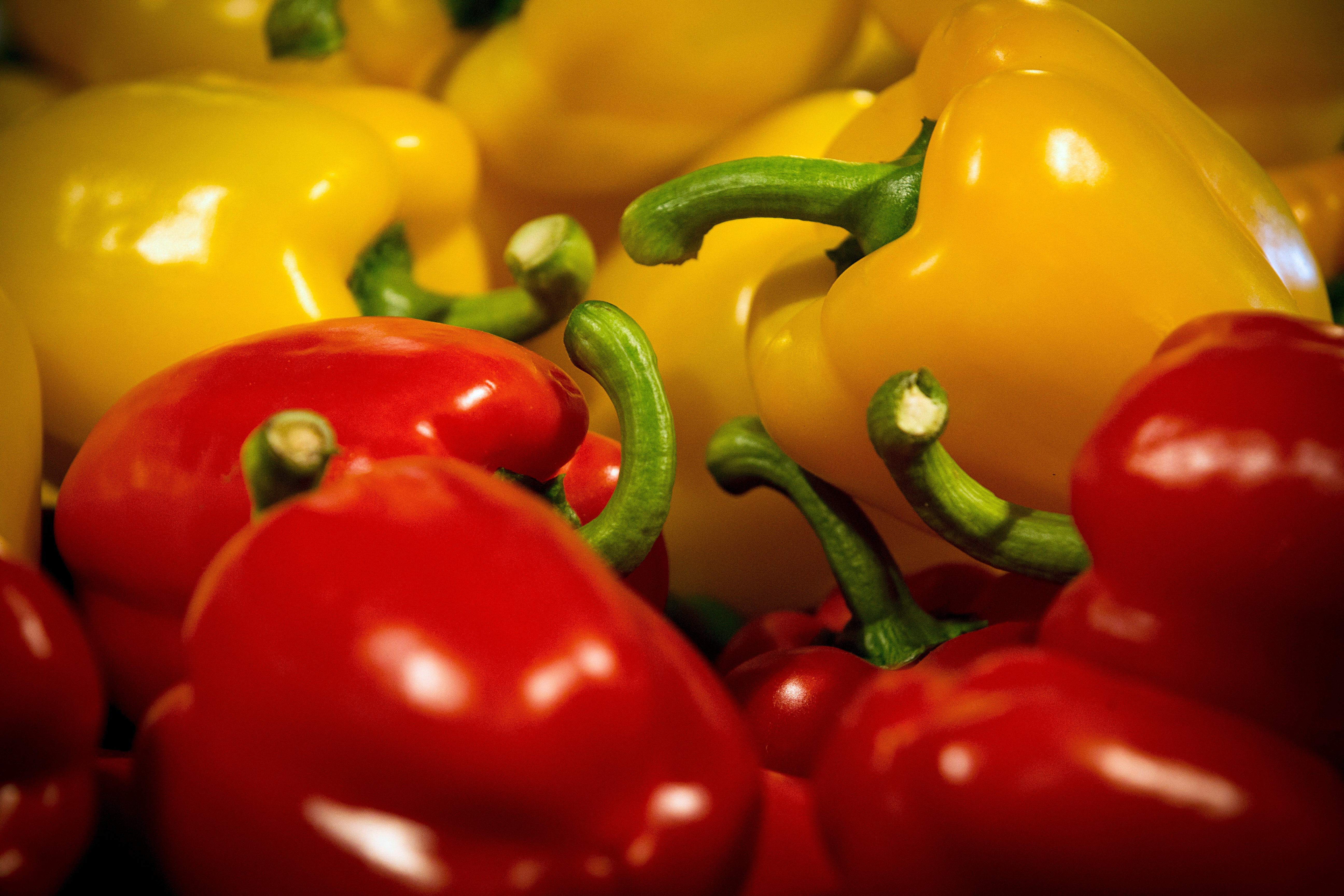 Bell peppers have vitamin C that has been shown to improve wrinkles. But yellow bell peppers are better than red or green
