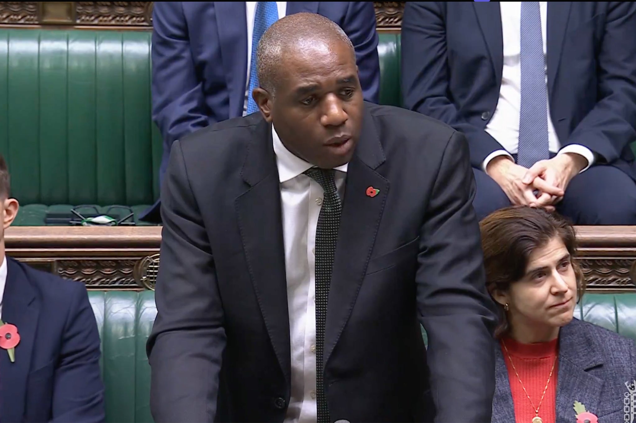 Deputy Prime Minister David Lammy speaking in the House of Commons after Hadush Kebatu was accidentally released from HMP Chelmsford last week