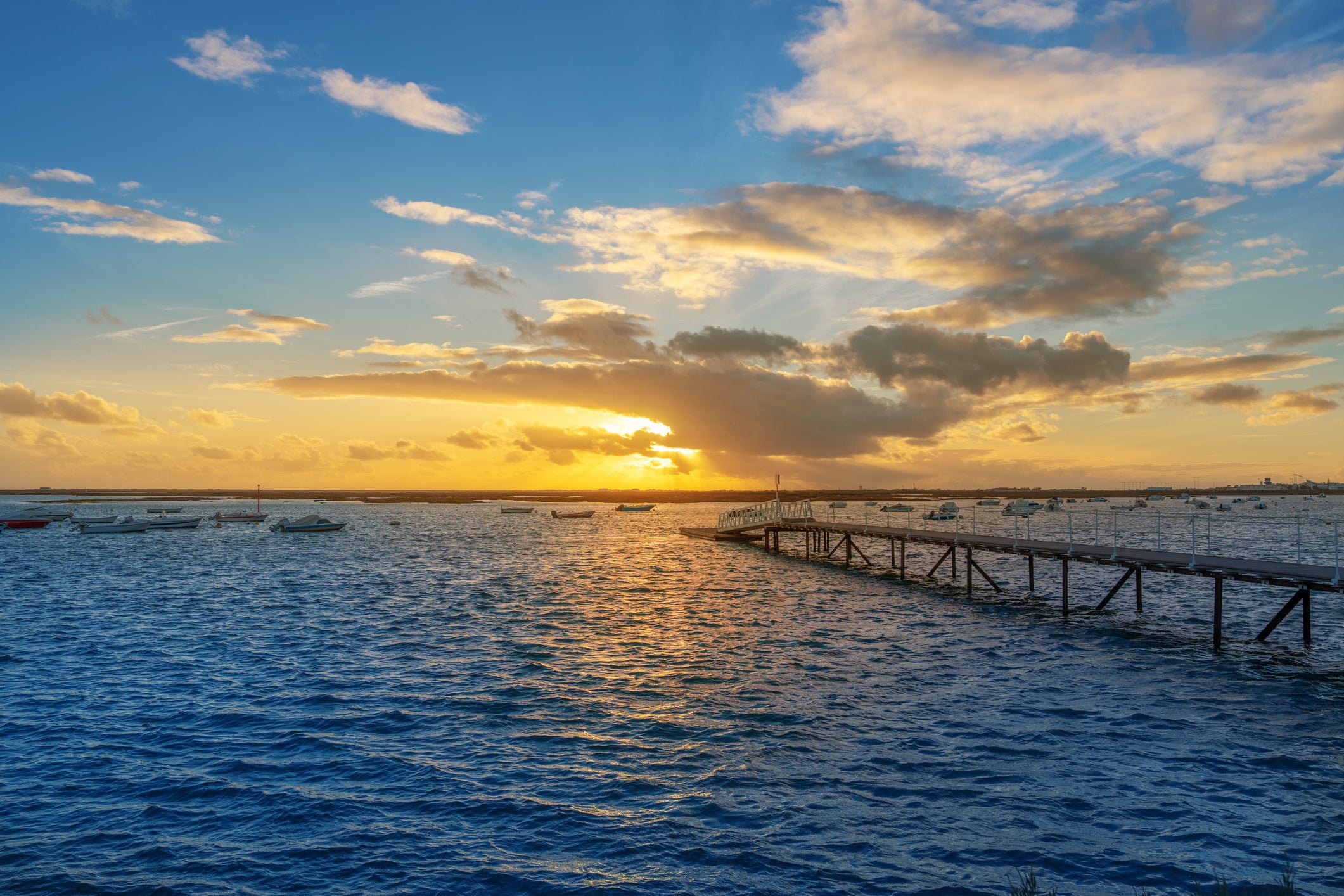Many visitors combine a visit to the Ria Formosa with a trip to Faro on the mainland