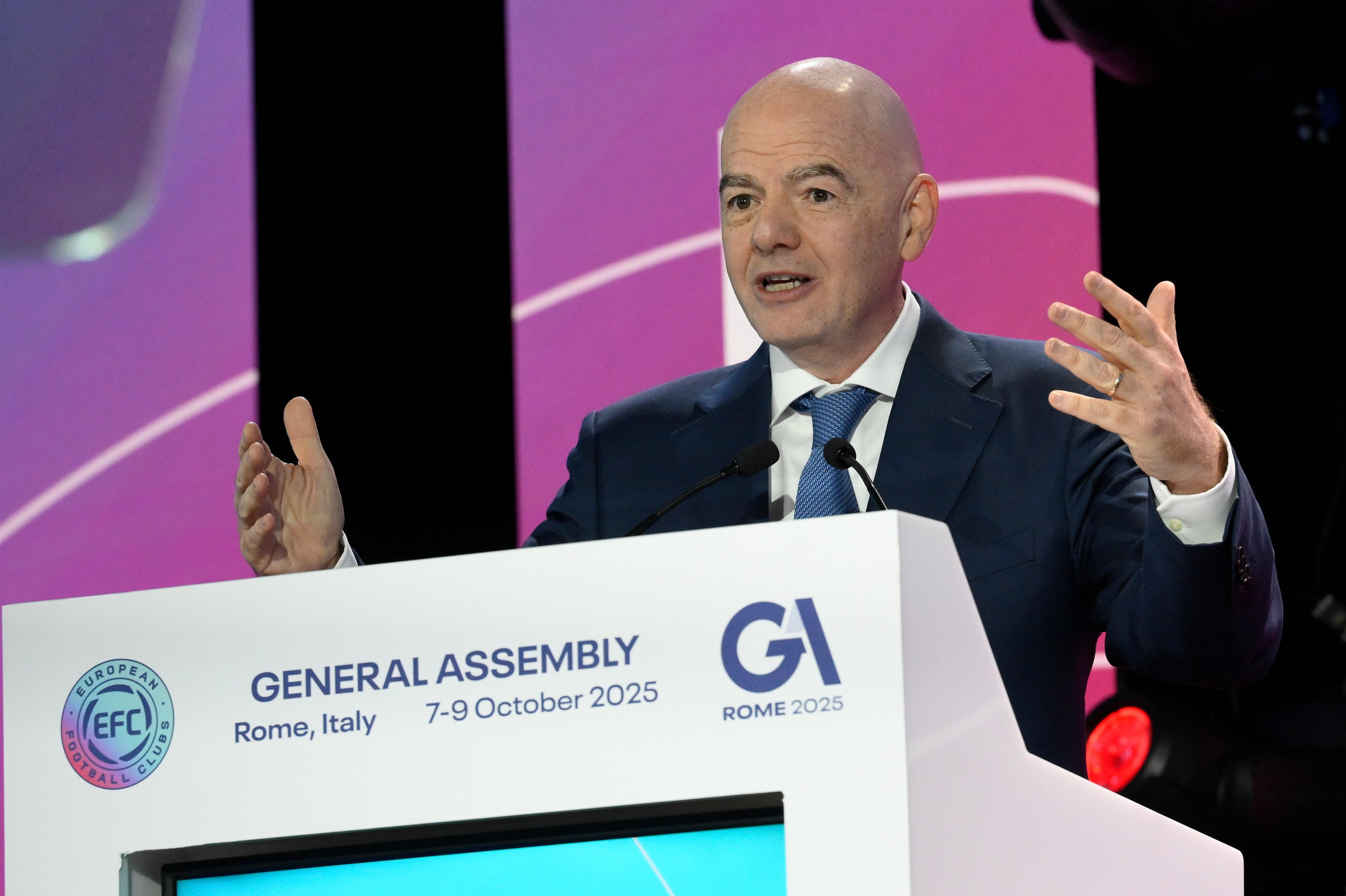 Fifa president Gianni Infantino