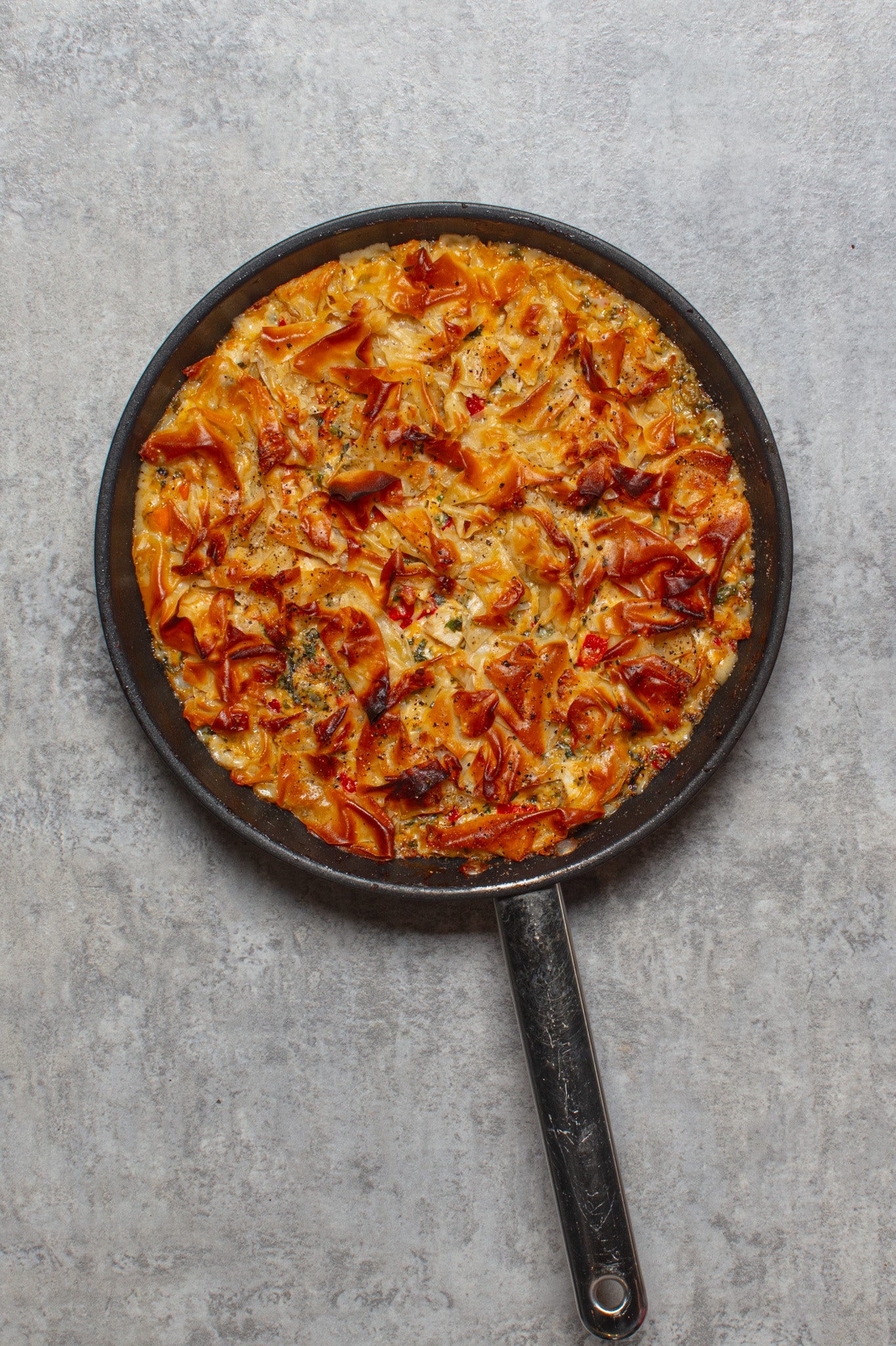 Crisp filo and melting halloumi bring a taste of Greek sunshine to cold nights