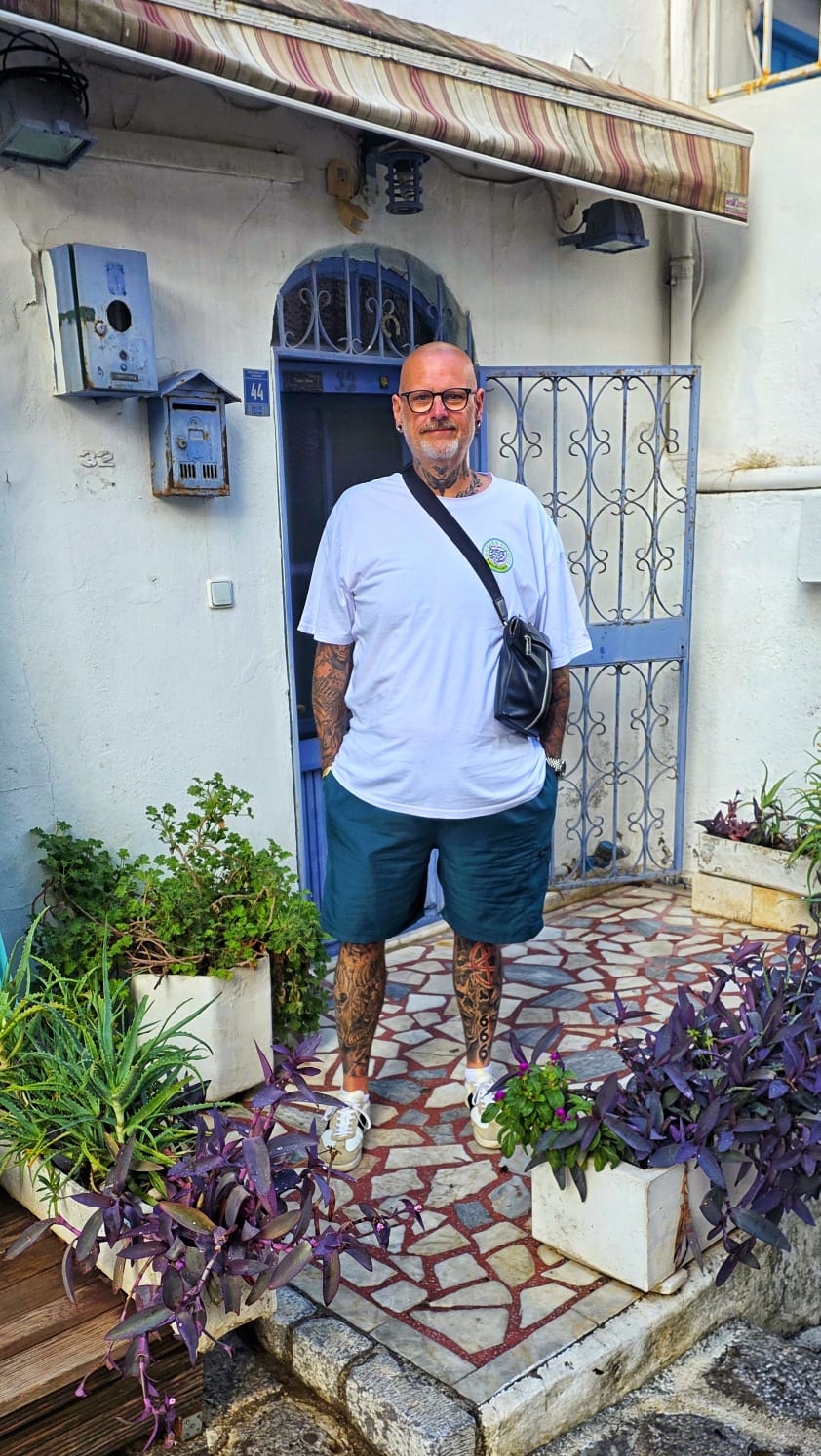 Mr Spurr after his dramatic weight loss