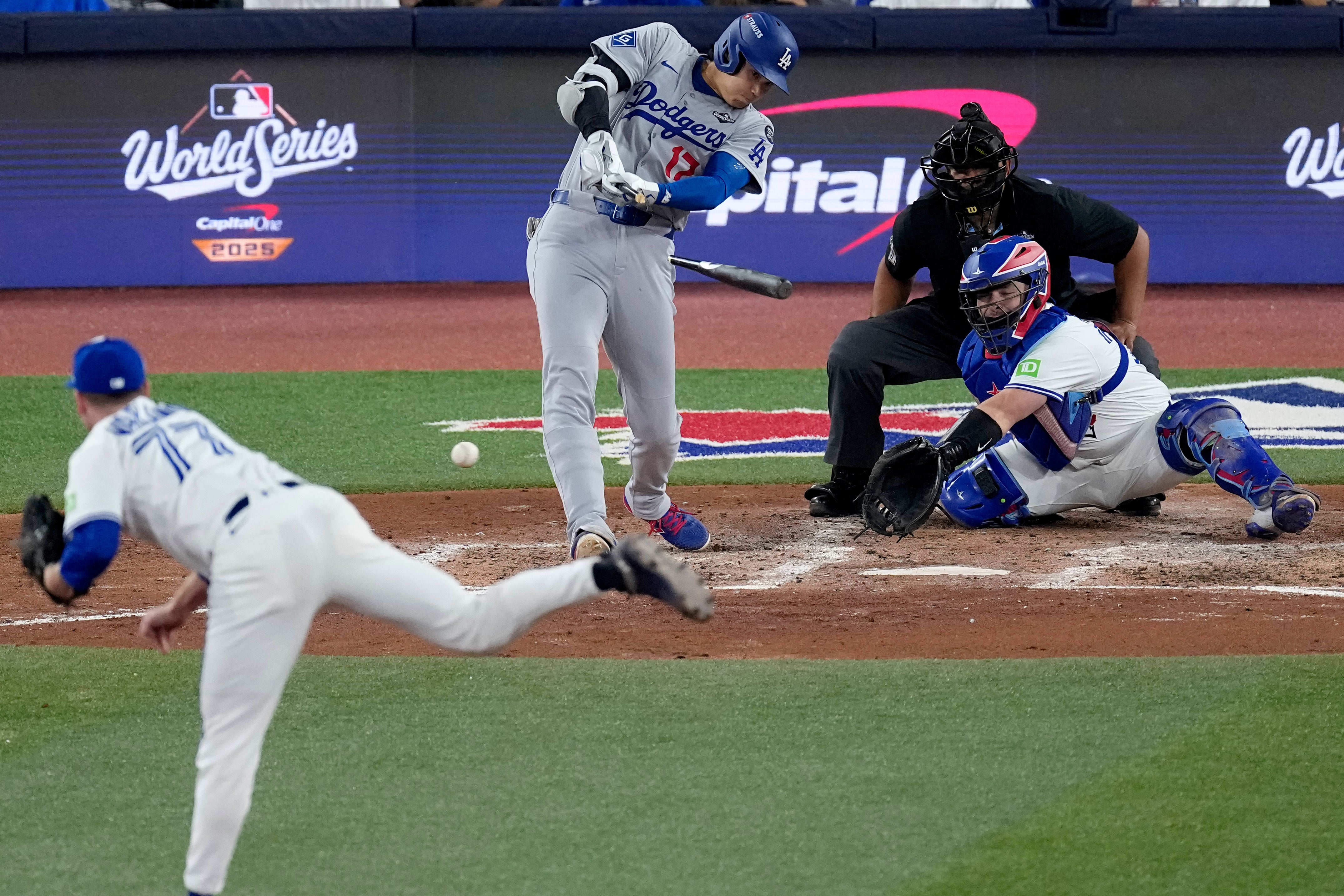 APTOPIX World Series Dodgers Blue Jays Baseball