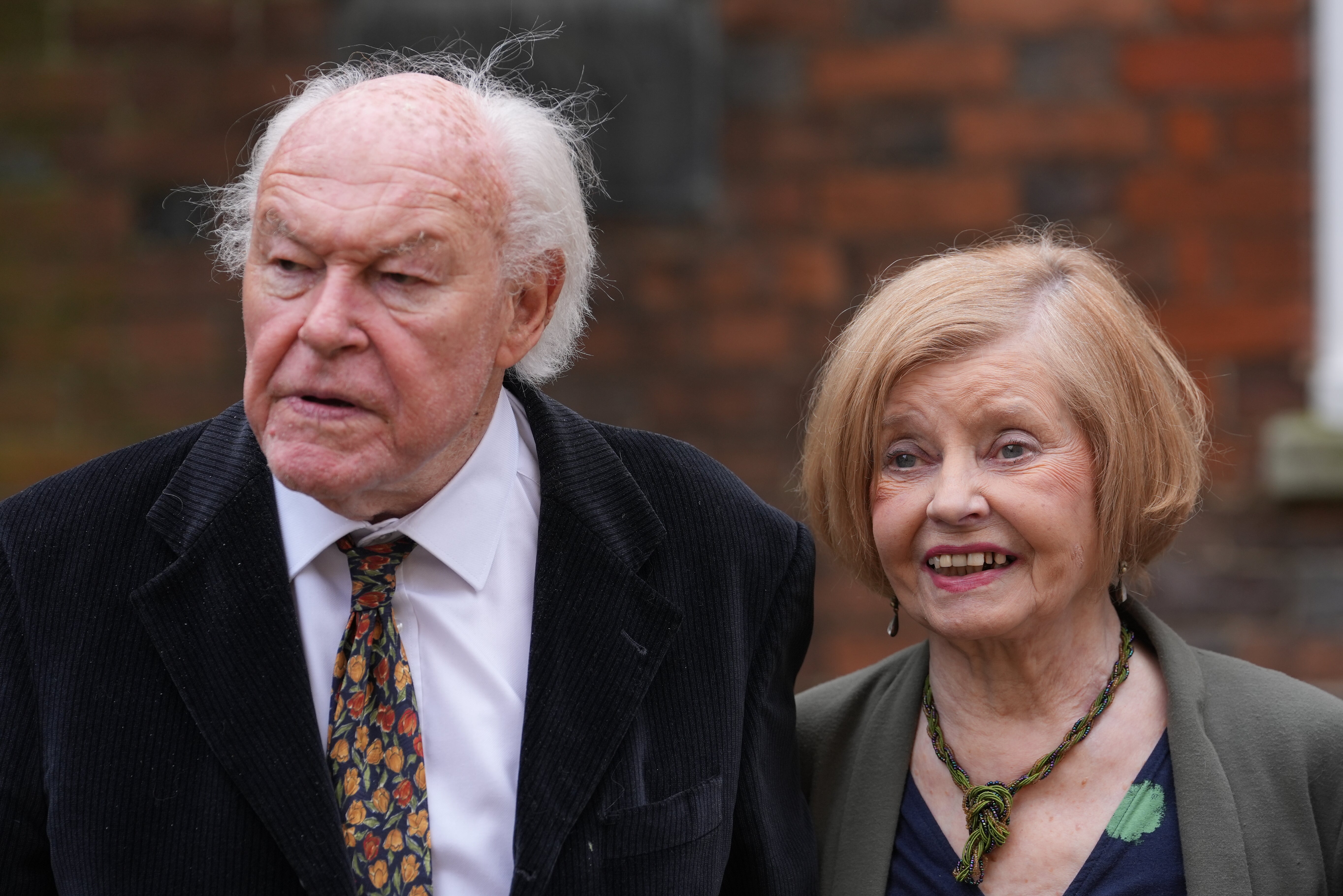 Timothy West and Scales in 2024. West passed away in November last year