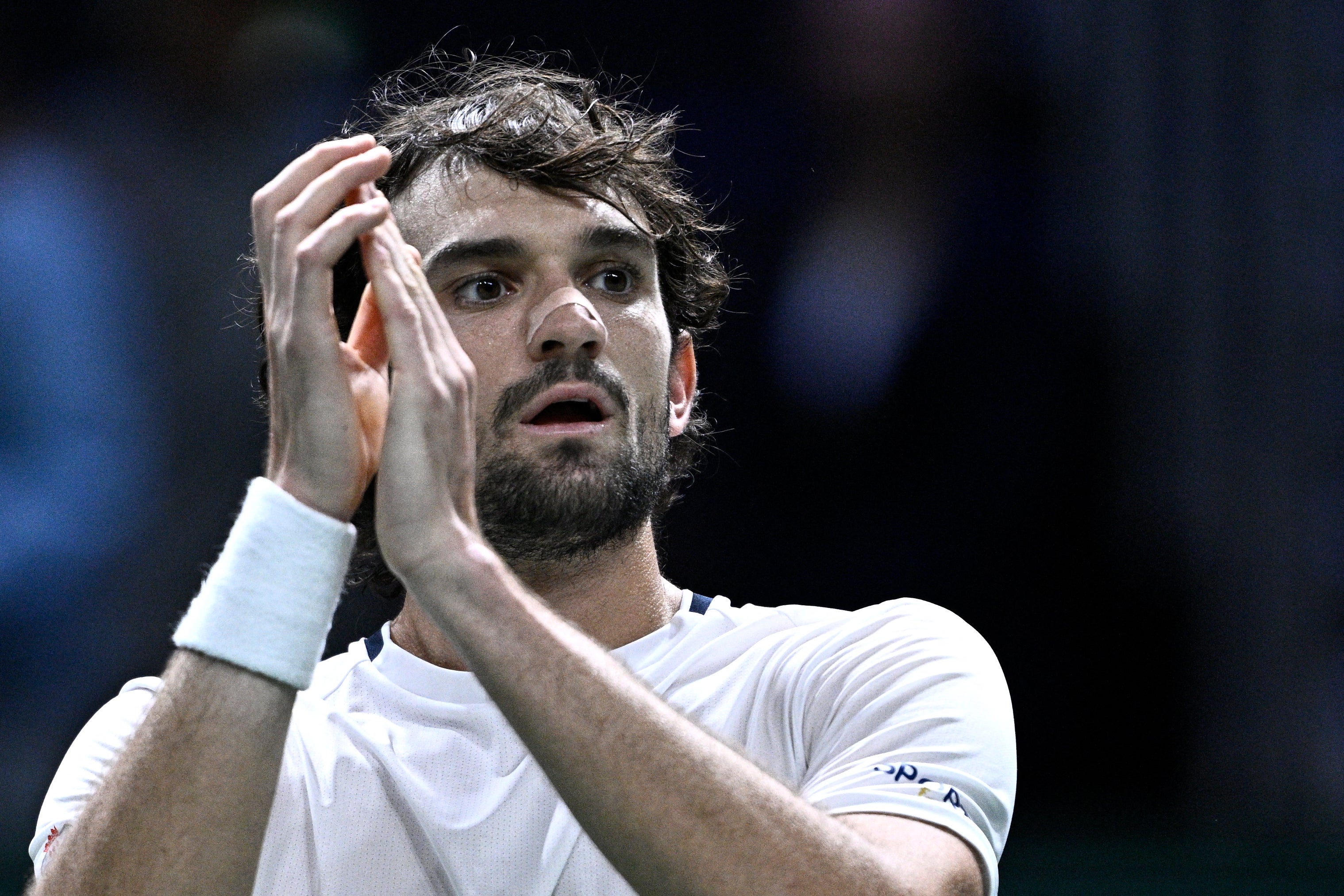 Valentin Vacherot won on his main draw debut in Paris