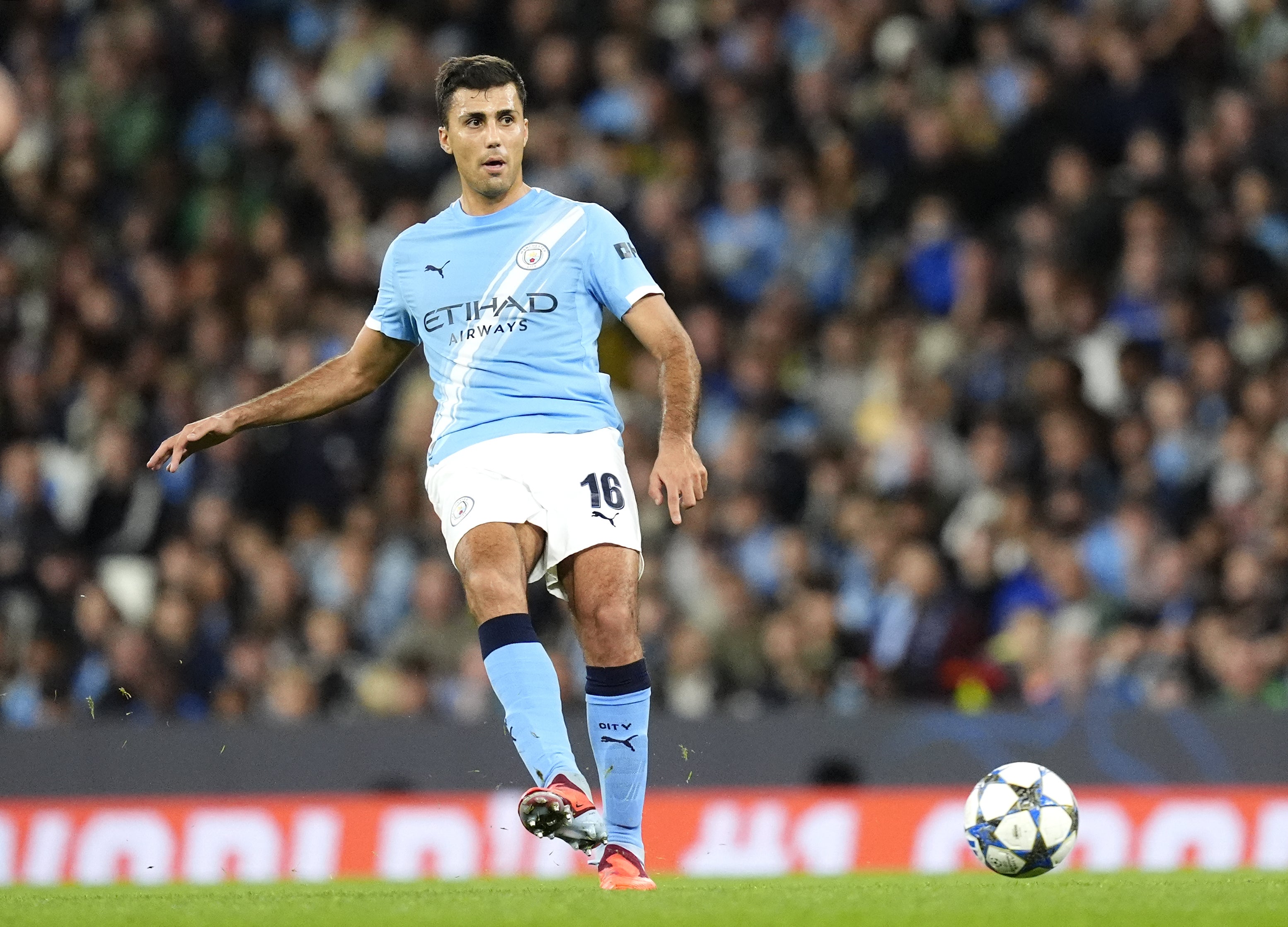 Rodri will not be available to face Newcastle on Saturday (Nick Potts/PA)