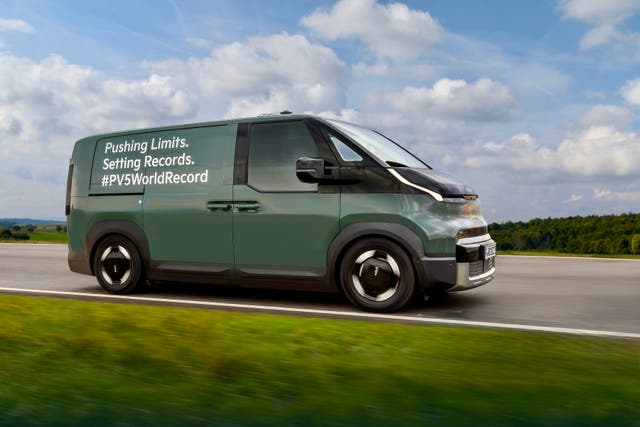 <p>The new Kia PV5 Cargo has already set a world record for electric vans</p>