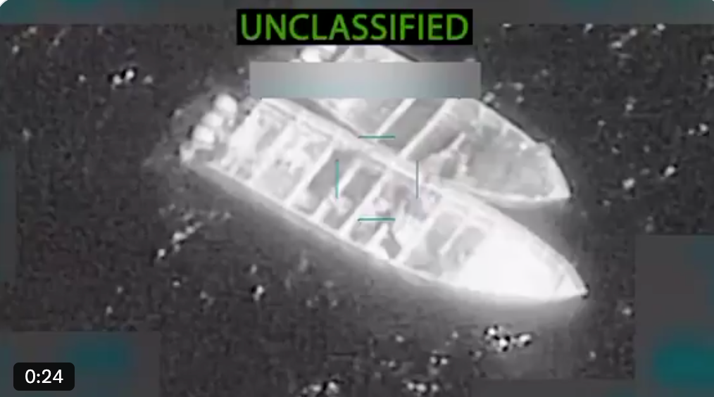 Fourteen people were killed in US strikes against alleged drug boats on October 28