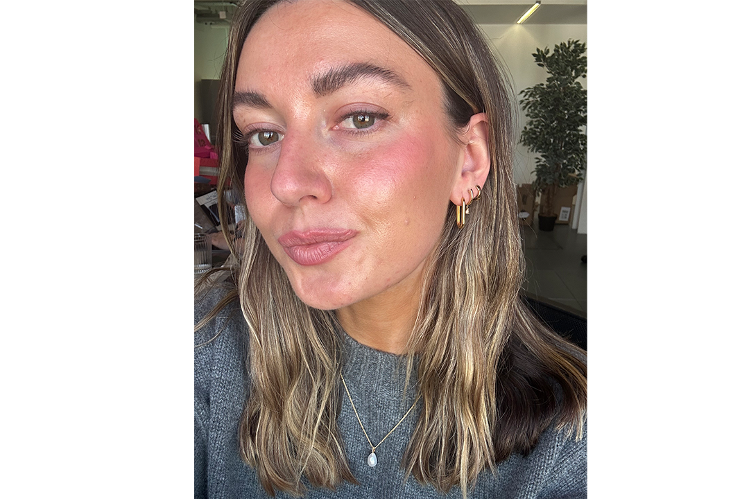 My favourite pieces include the rectangular gold earrings and pearl drop necklace