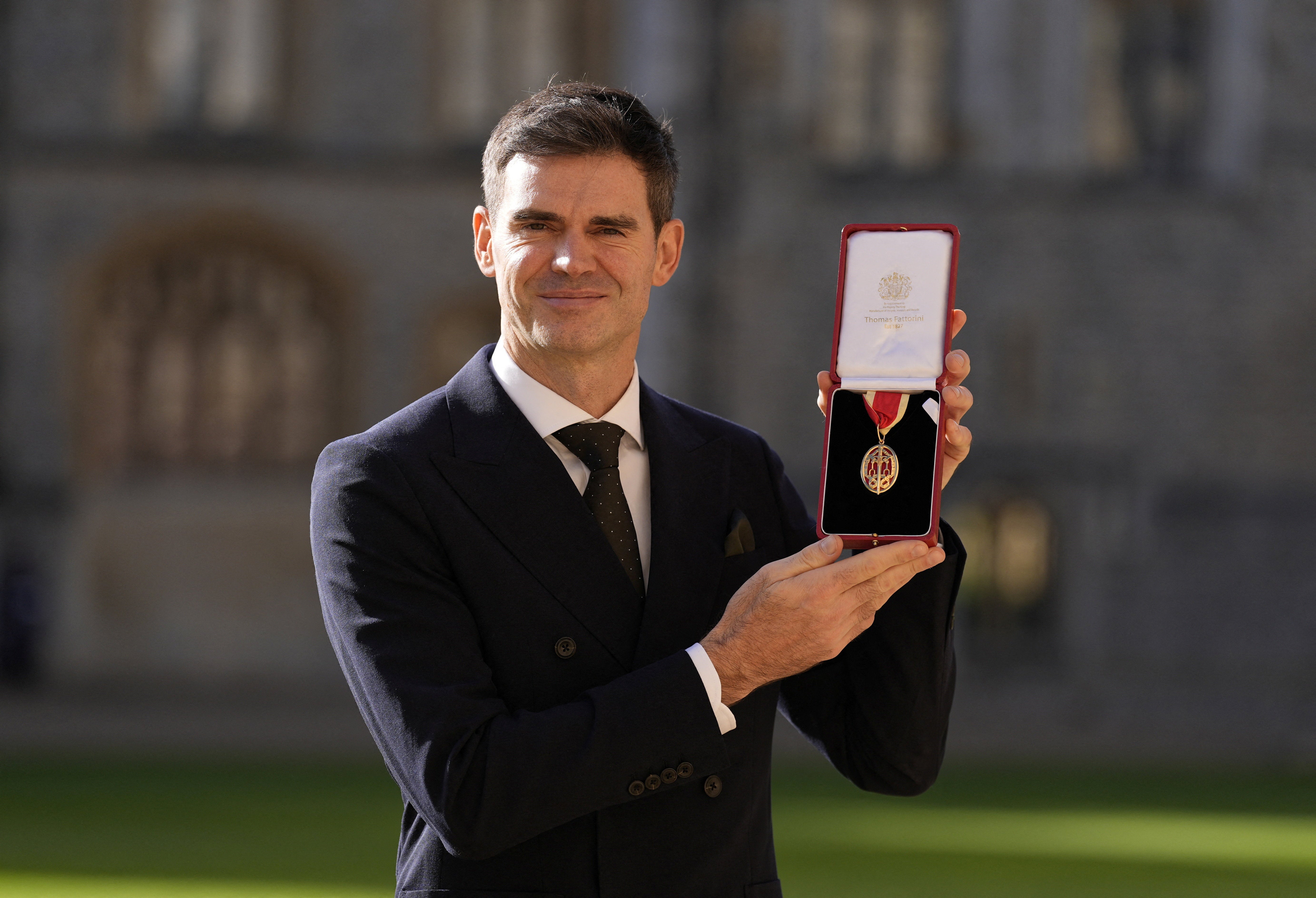 James Anderson has been knighted for services to cricket
