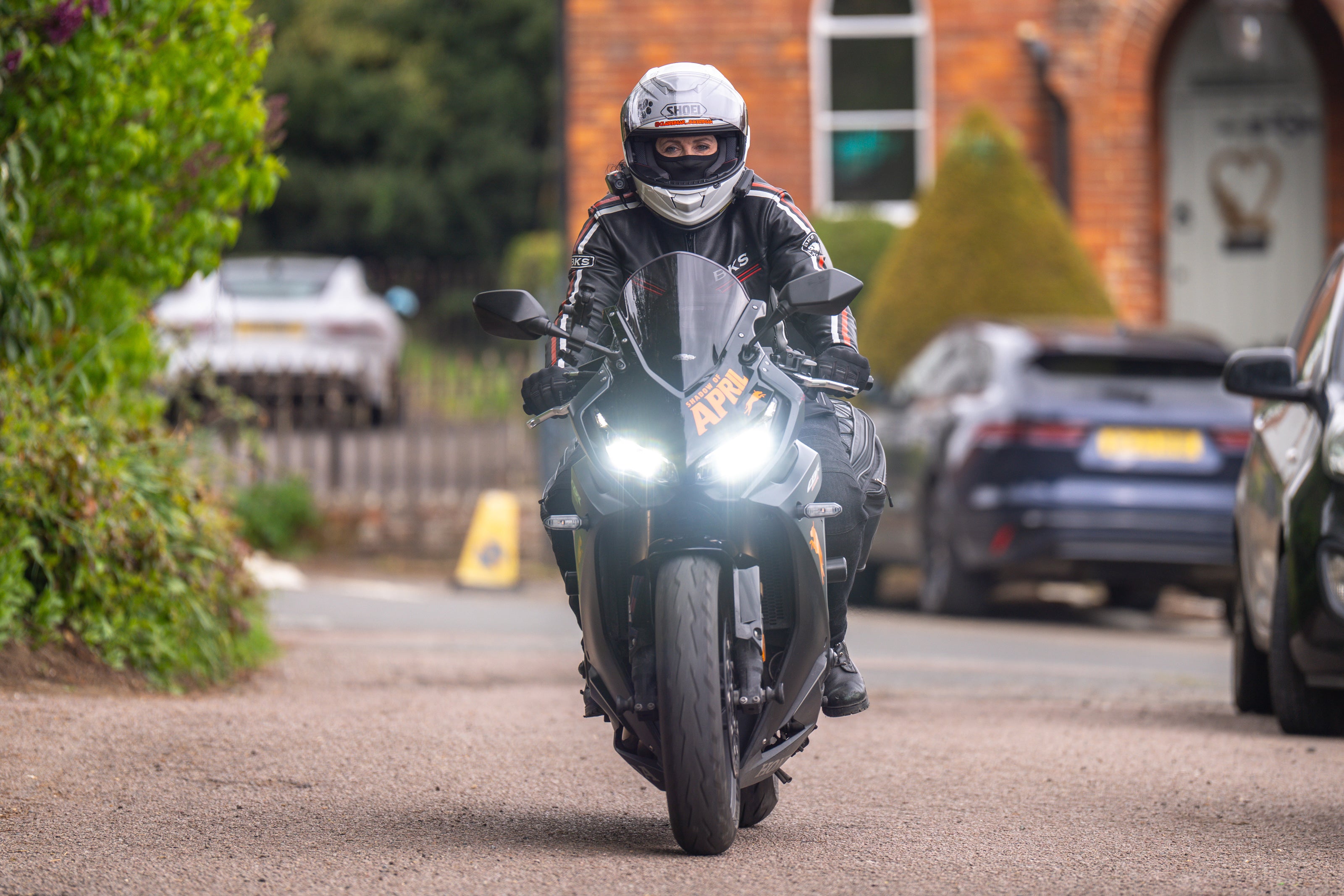 Claire now helps other people who want to overcome their anxieties around motorcycling and discover the joy that she feels on her bike