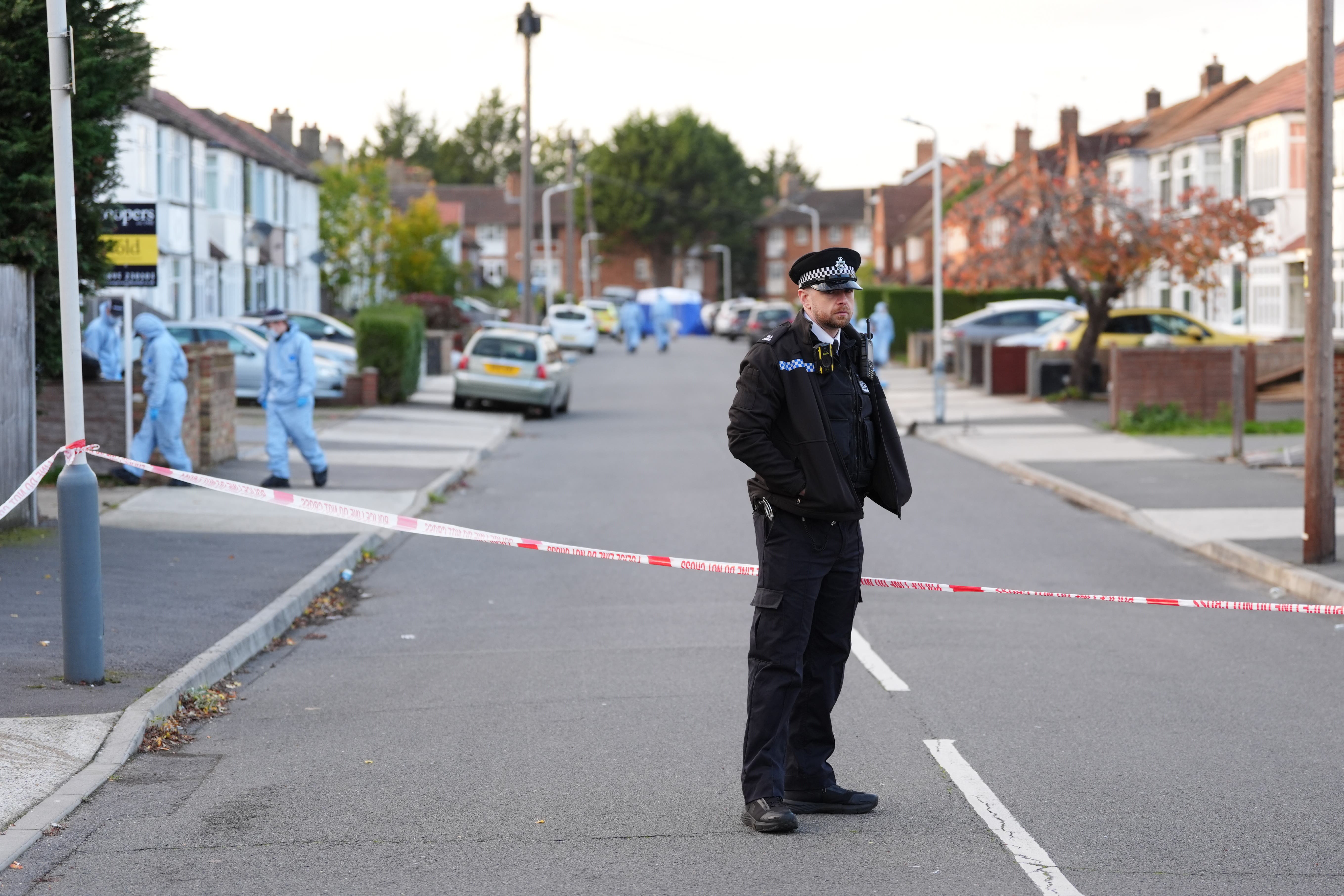 The attack is not being treated as terrorism, and police are working to establish any relationship between the suspect and the three victims