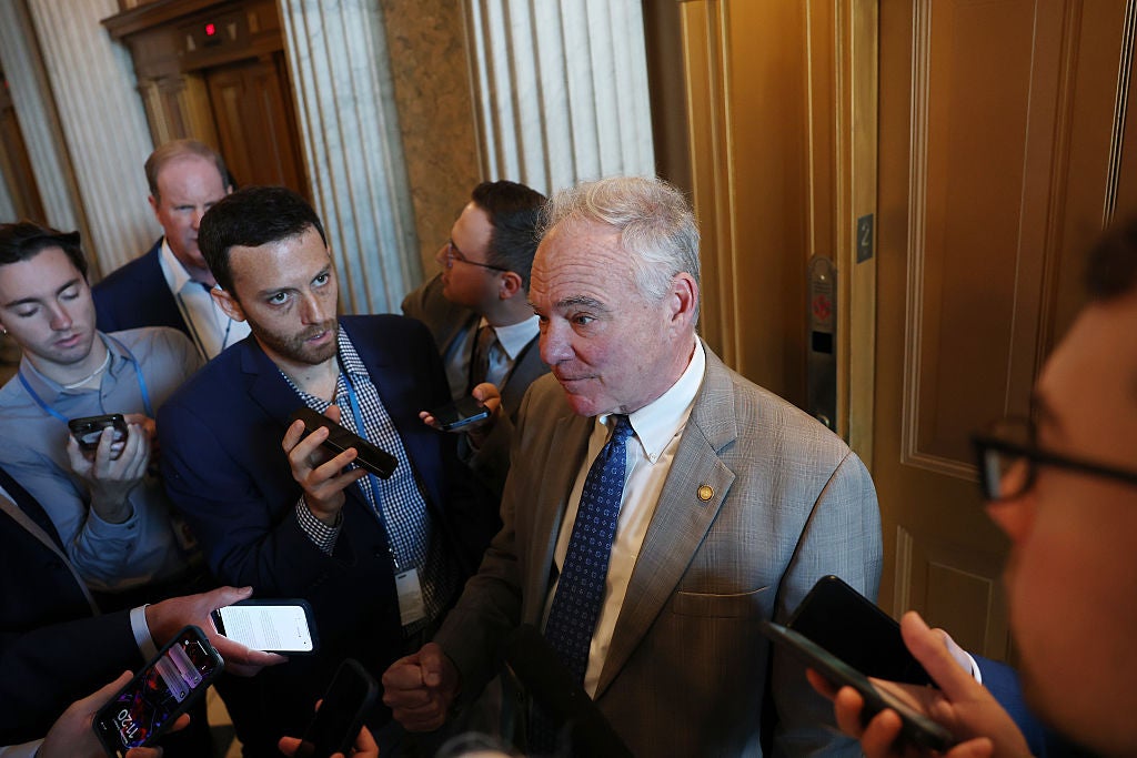 Democrats like Tim Kaine say they have no reason to believe that Republicans will extend Obamacare health plan subsidies unless they are forced to do so through a shutdown