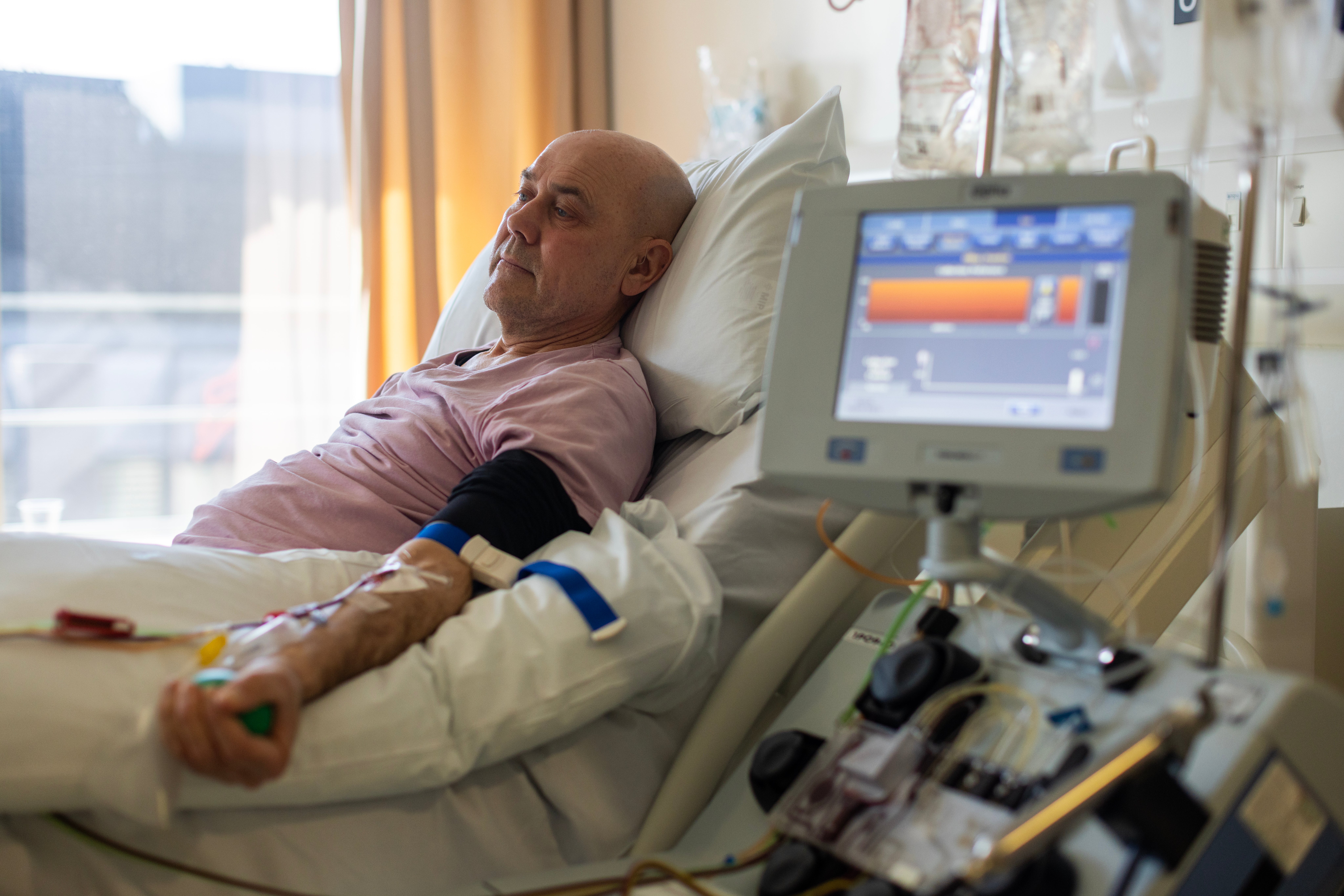 Mr Angliss started chemotherapy treatment in November 2024