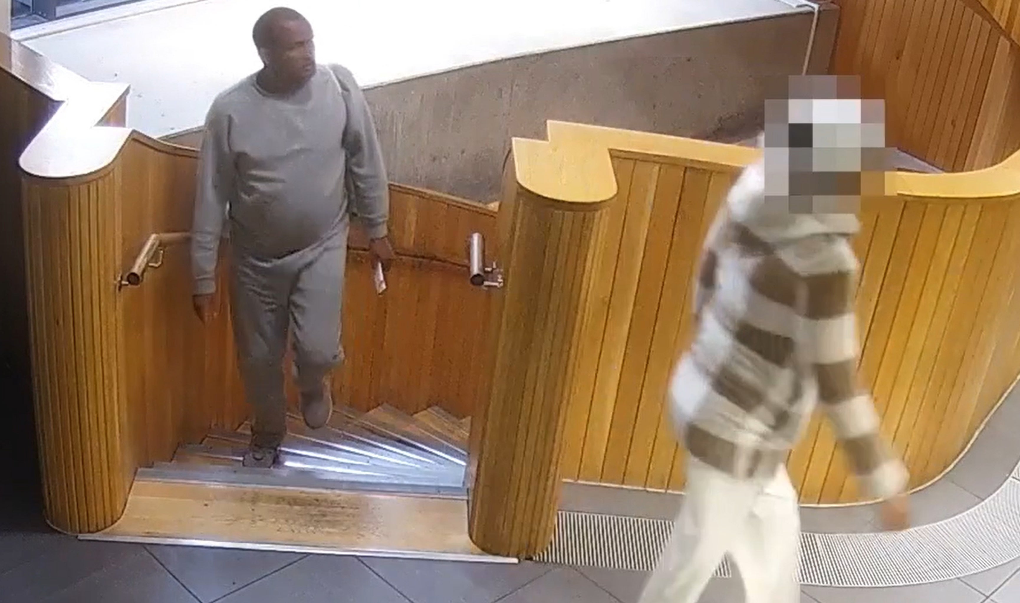 Hadush Kebatu (left) in Dalston after he was mistakenly released from prison