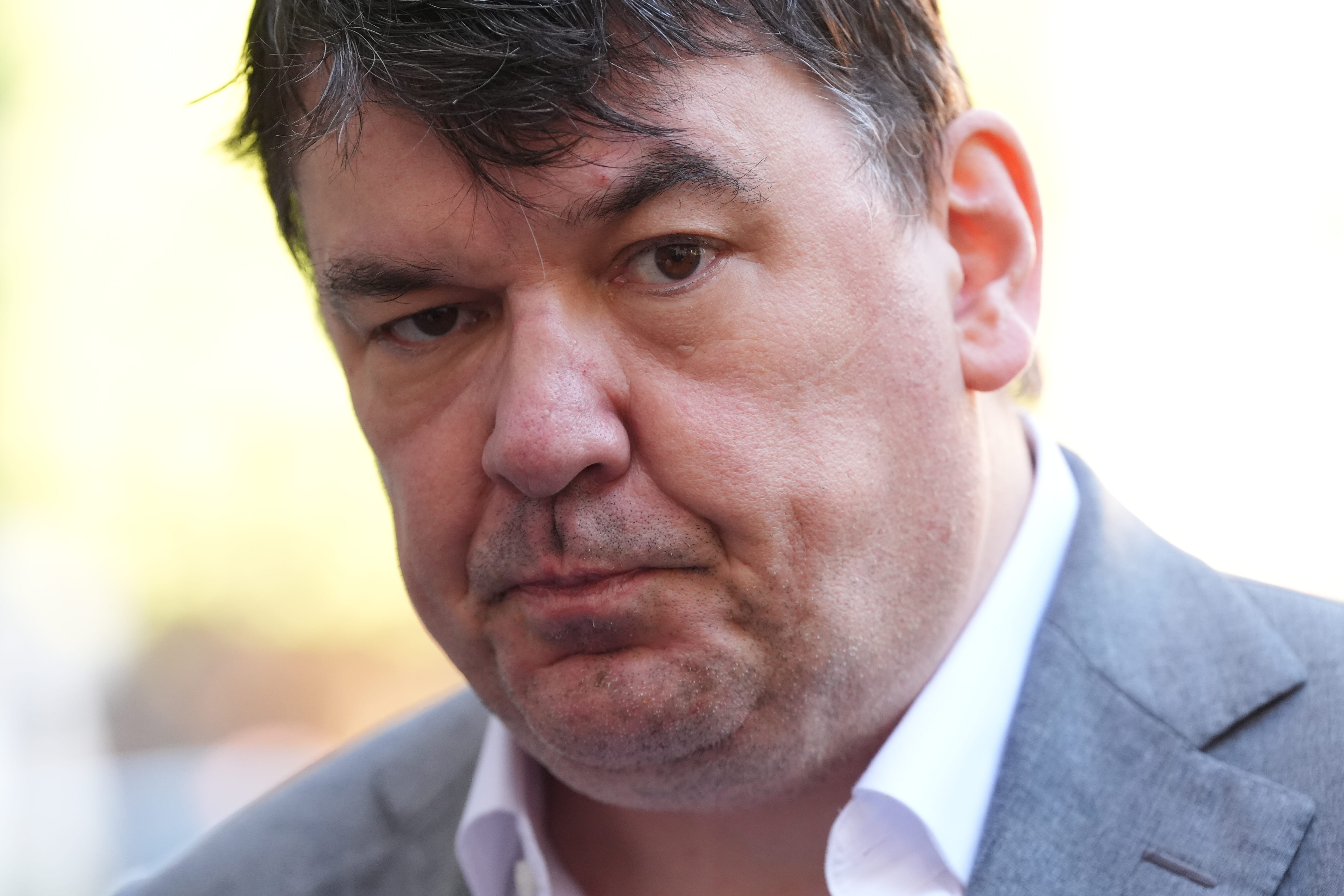 Graham Linehan at Westminster Magistrates’ Court, London, last month