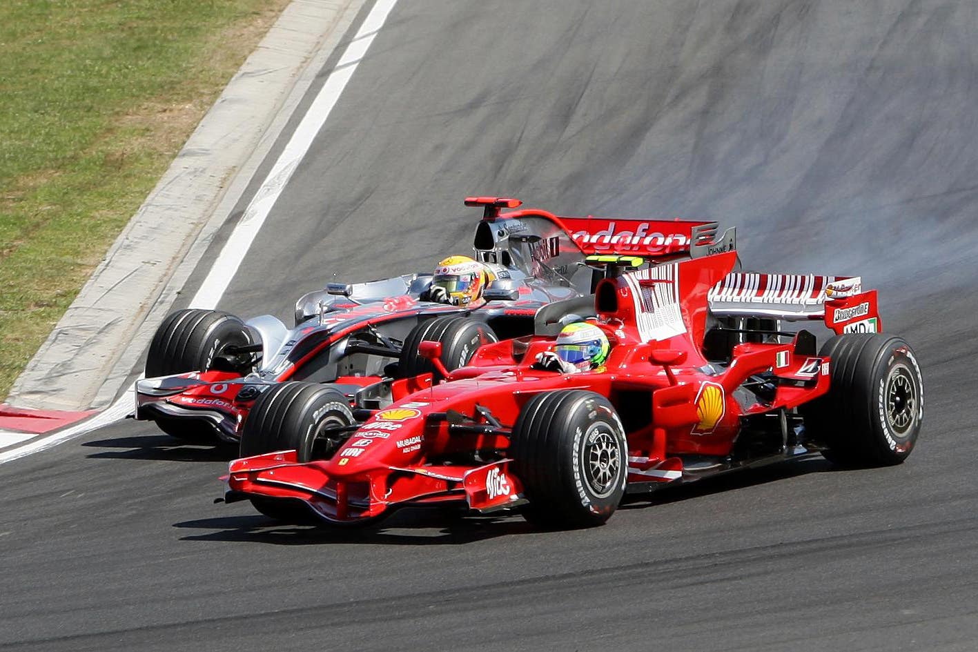 Felipe Massa battled for the 2008 Formula One drivers’ championship with Lewis Hamilton (Martin Rickett/PA)