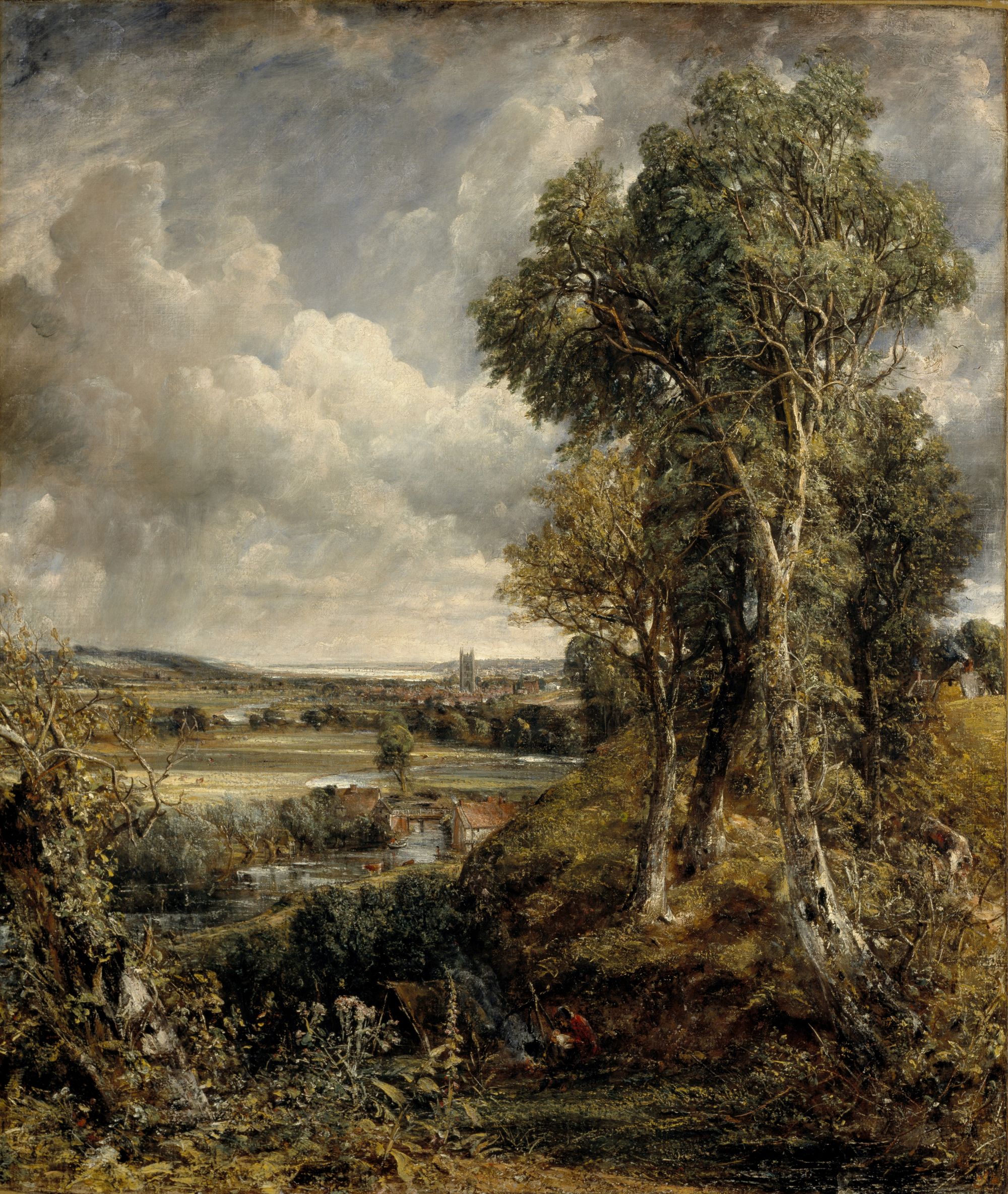 Constable’s views of Dedham Vale show the wide, open landscape