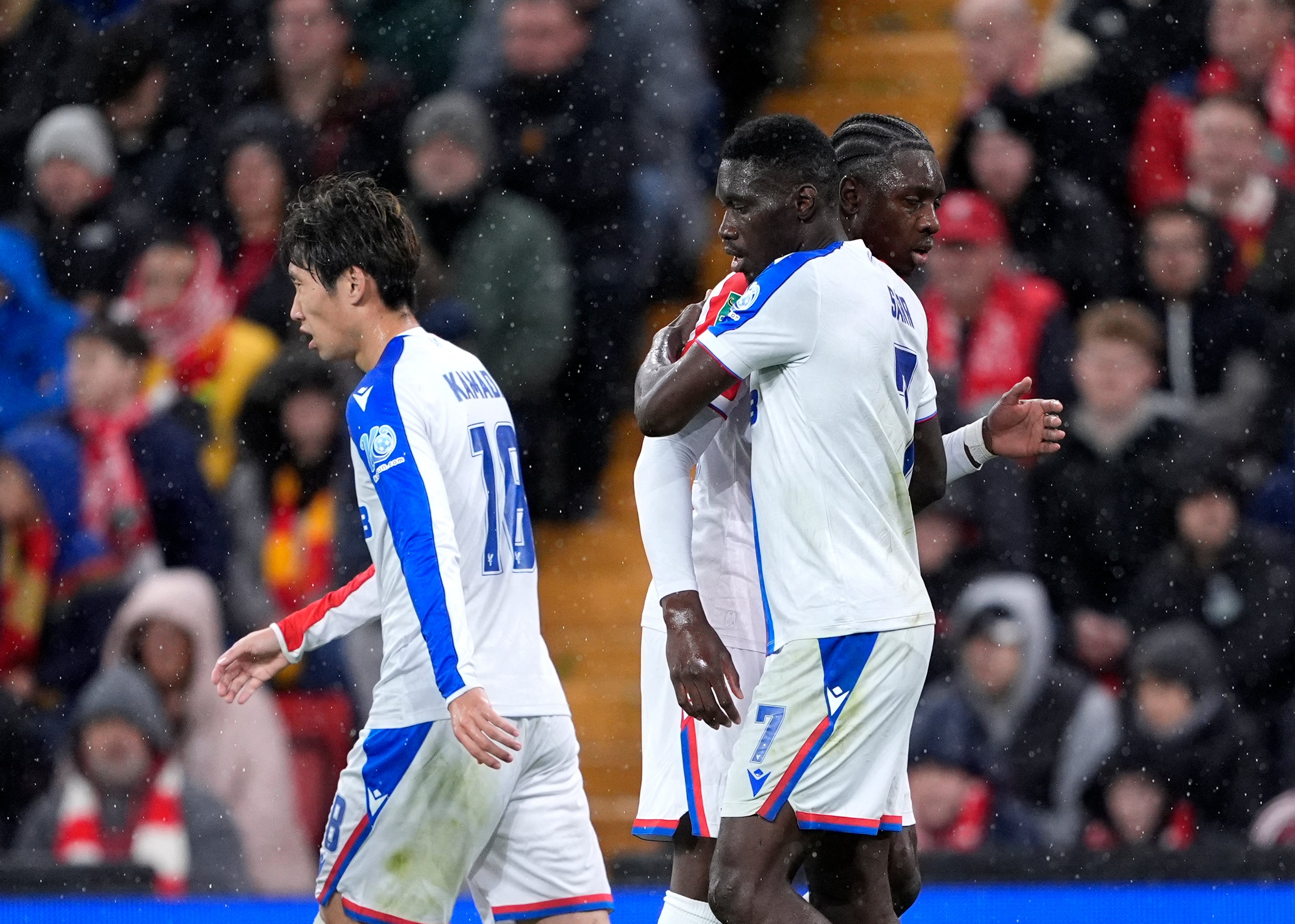 Ismaila Sarr skóroval svou třetí sezónu proti Liverpoolu