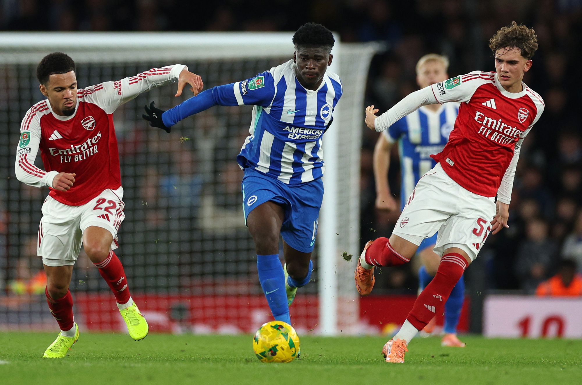 Brighton had their chances in the first half