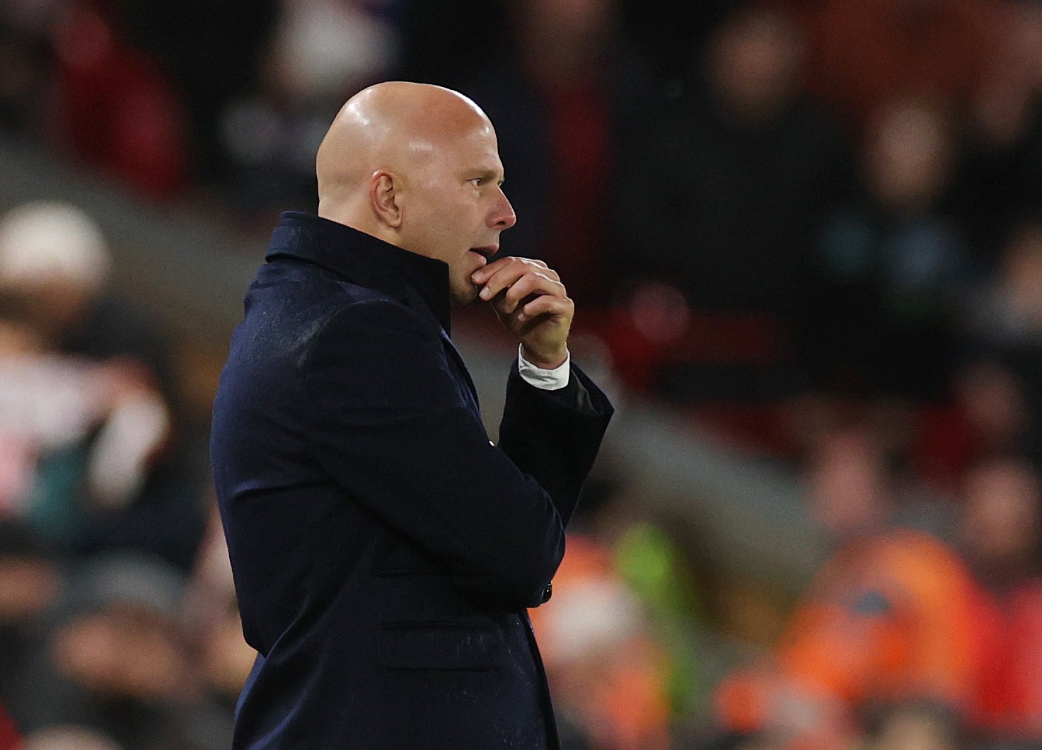 Arne Slot is dealing with a crisis at Liverpool