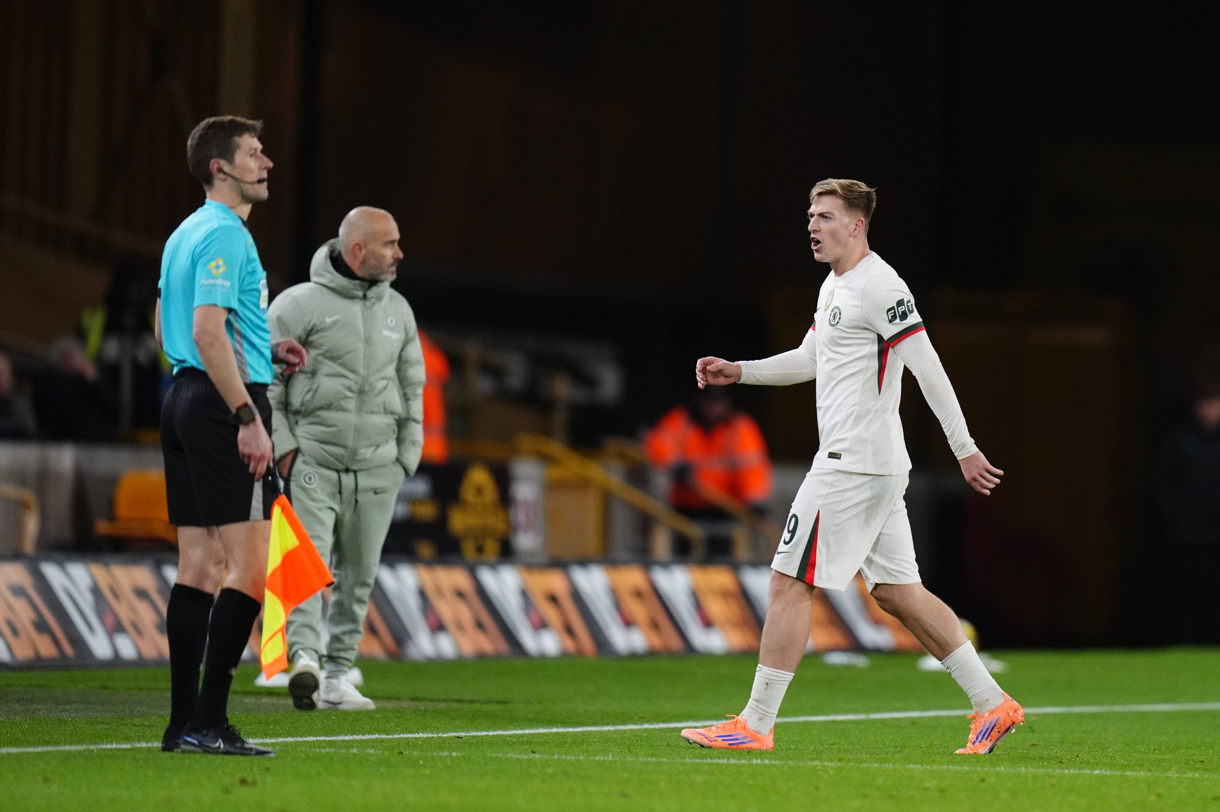 <p>Liam Delap's return from injury was marred by his late dismissal</p>