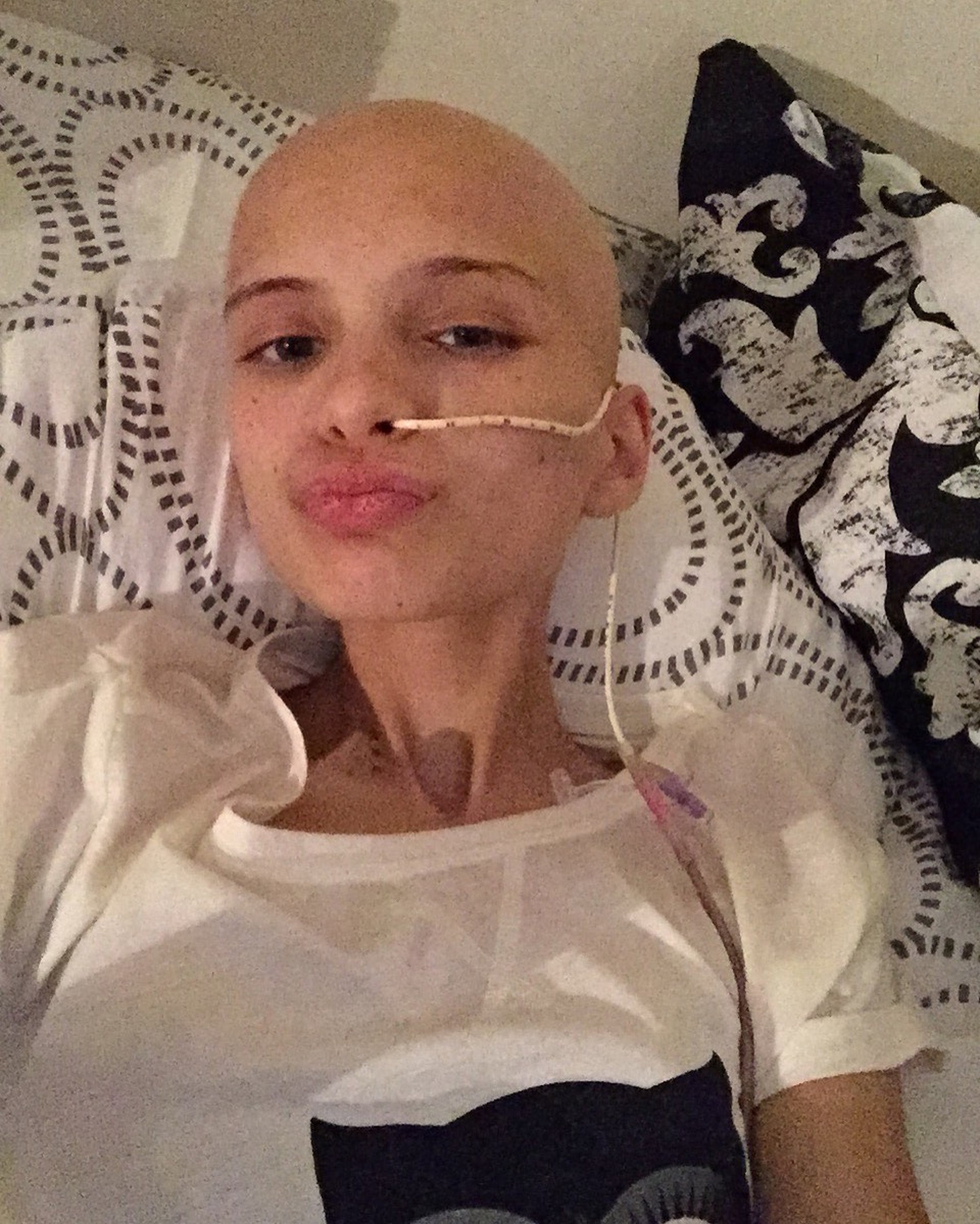 With the first sign of cancer being a "small, kidney bean-sized lump" in her left buttock, teenage Ellie was "embarrassed" and waited seven months before telling her parents about her symptoms