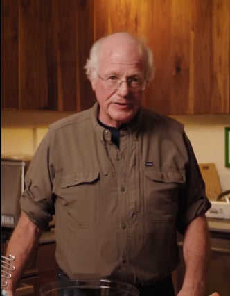A still from an Instagram video showing Ben Cohen announcing a new watermelon sorbet flavour in support of Palestine