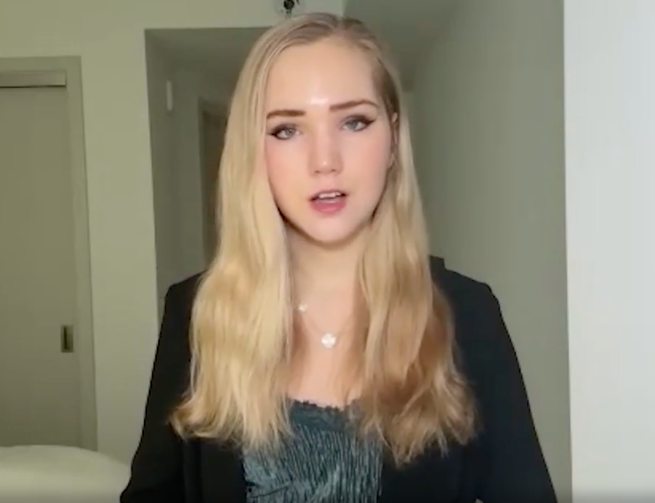 German climate change skeptic Naomi Seibt is interviewed by Fox News Digital on Tuesday October 28 2025