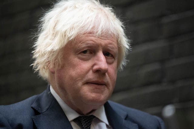 Former prime minister Boris Johnson said his party had seen no improvement in polling since it pledged to scrap the Climate Change Act (PA)