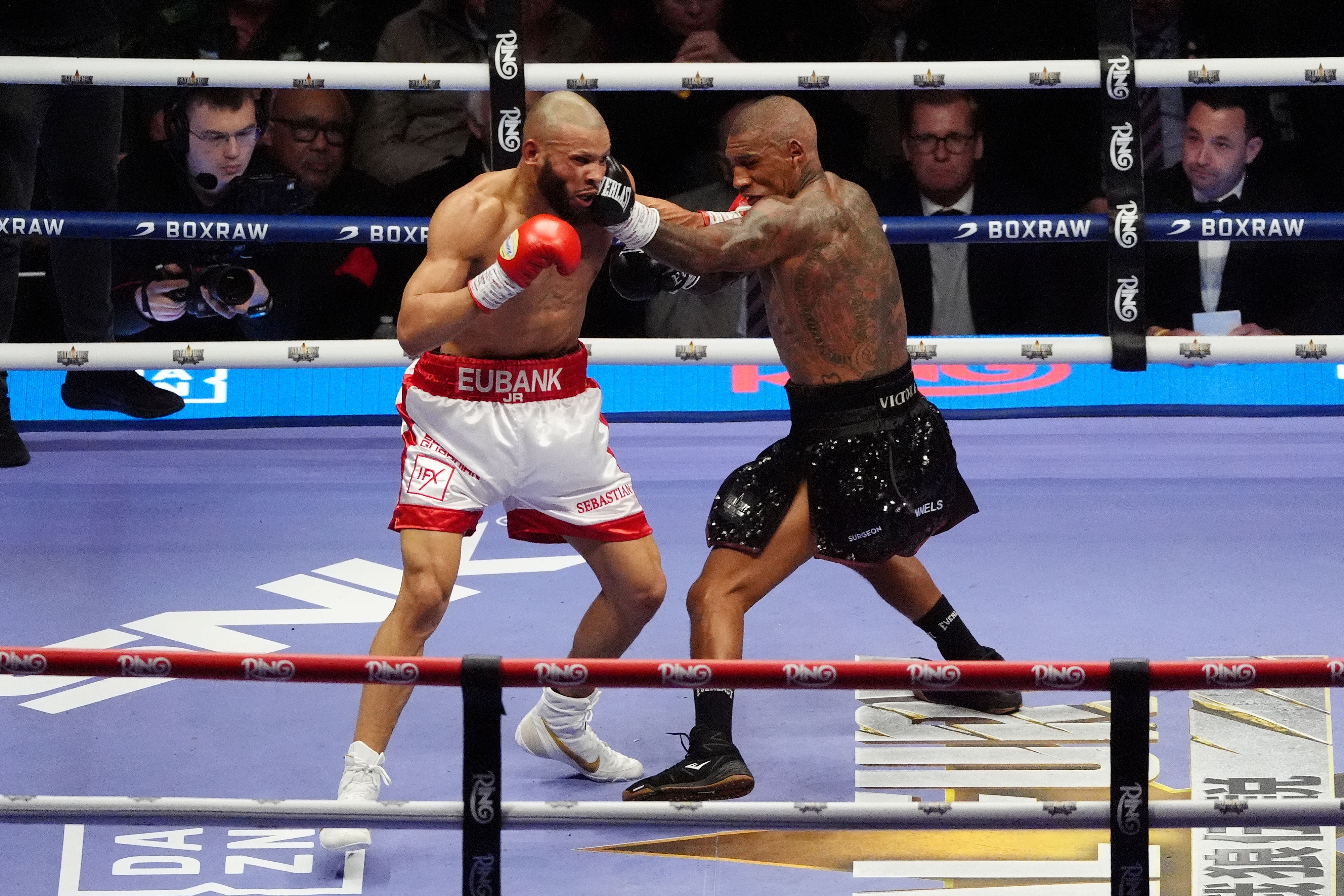 Conor Benn (right) and Chris Eubank Jr are set to battle it out again on November 15 (Bradley Collyer/PA)