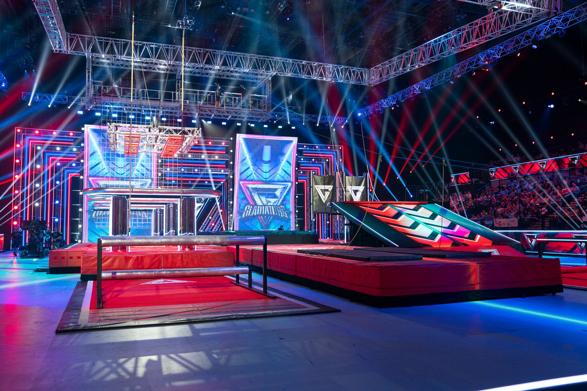 Fans of the hit TV show will be able to enter the world of the Gladiators by next year. Image of the Eliminator from the TV show