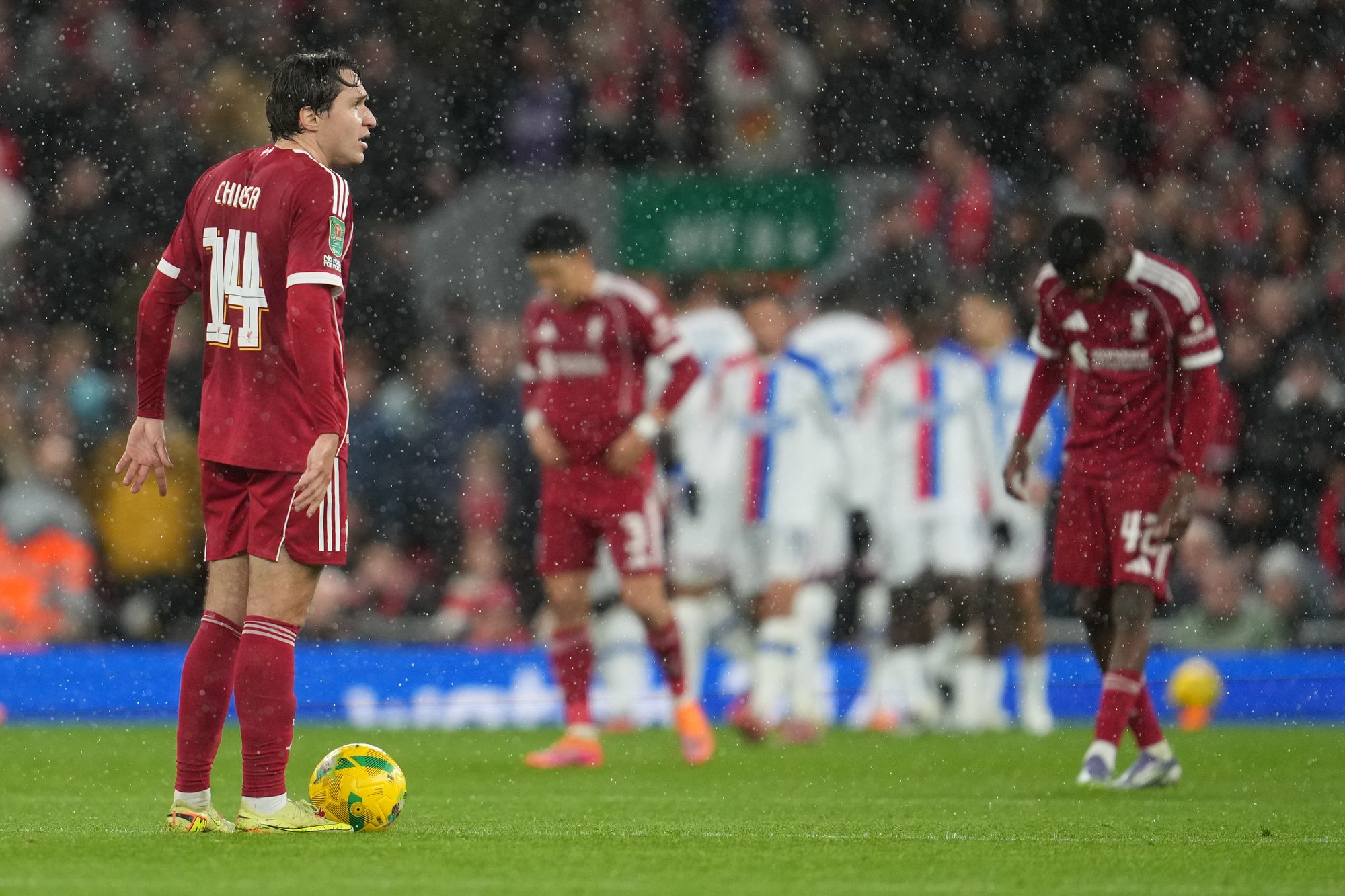 Six injuries left the champions vulnerable against a Palace side who racked up their third victory against them this season