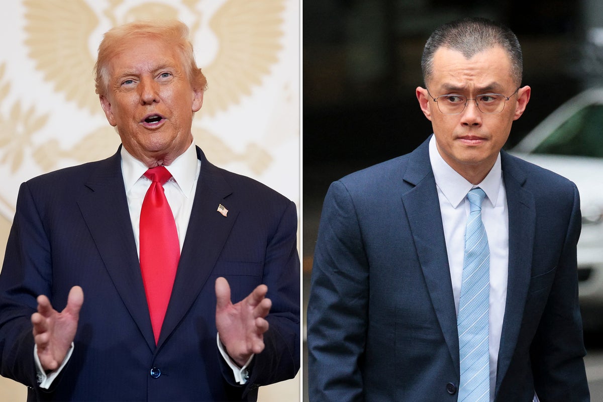 Image for Trump claims he doesn’t know who Binance founder is - despite pardoning him