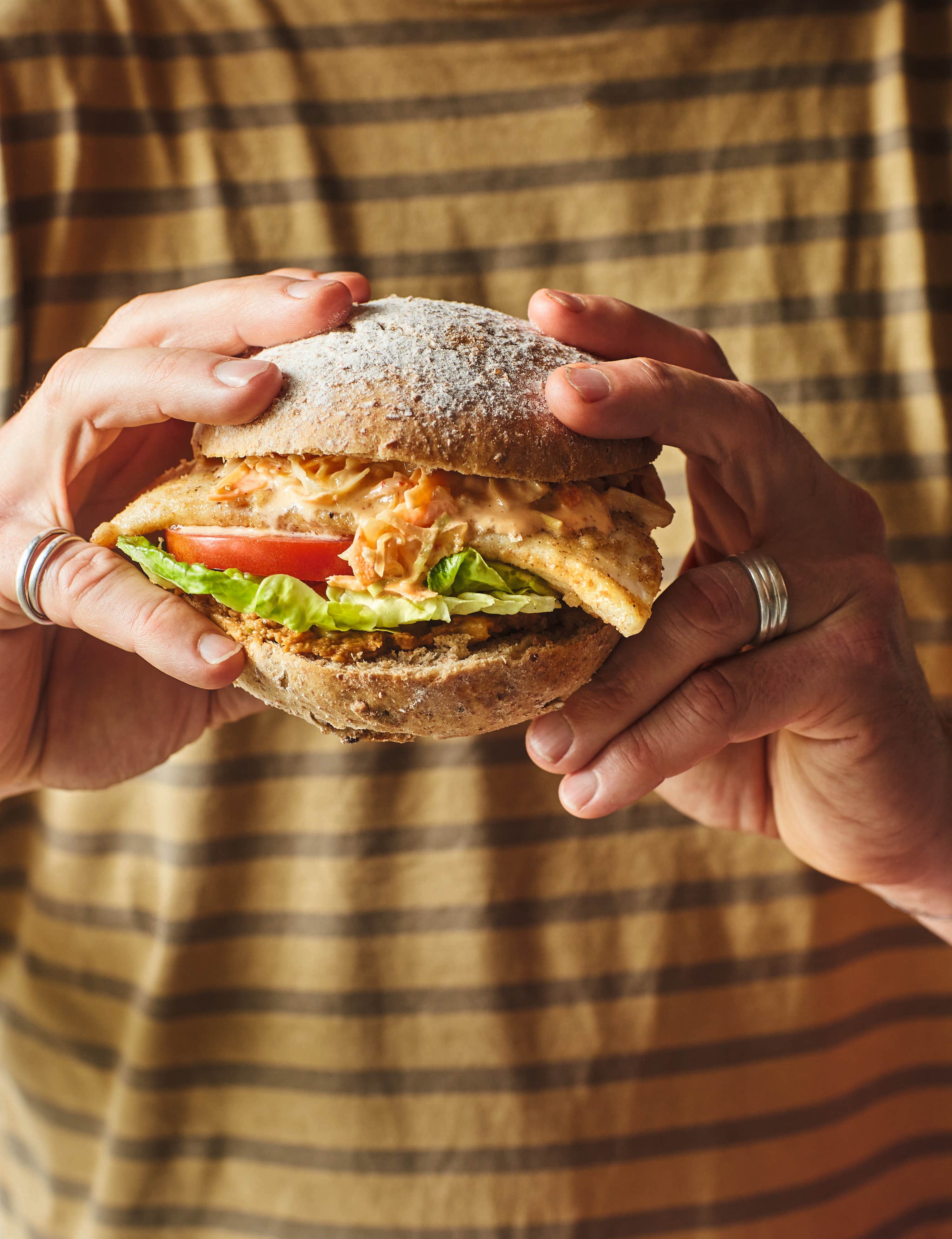 Hugh Fearnley-Whittingstall proves fish sandwiches can be both virtuous and wildly satisfying