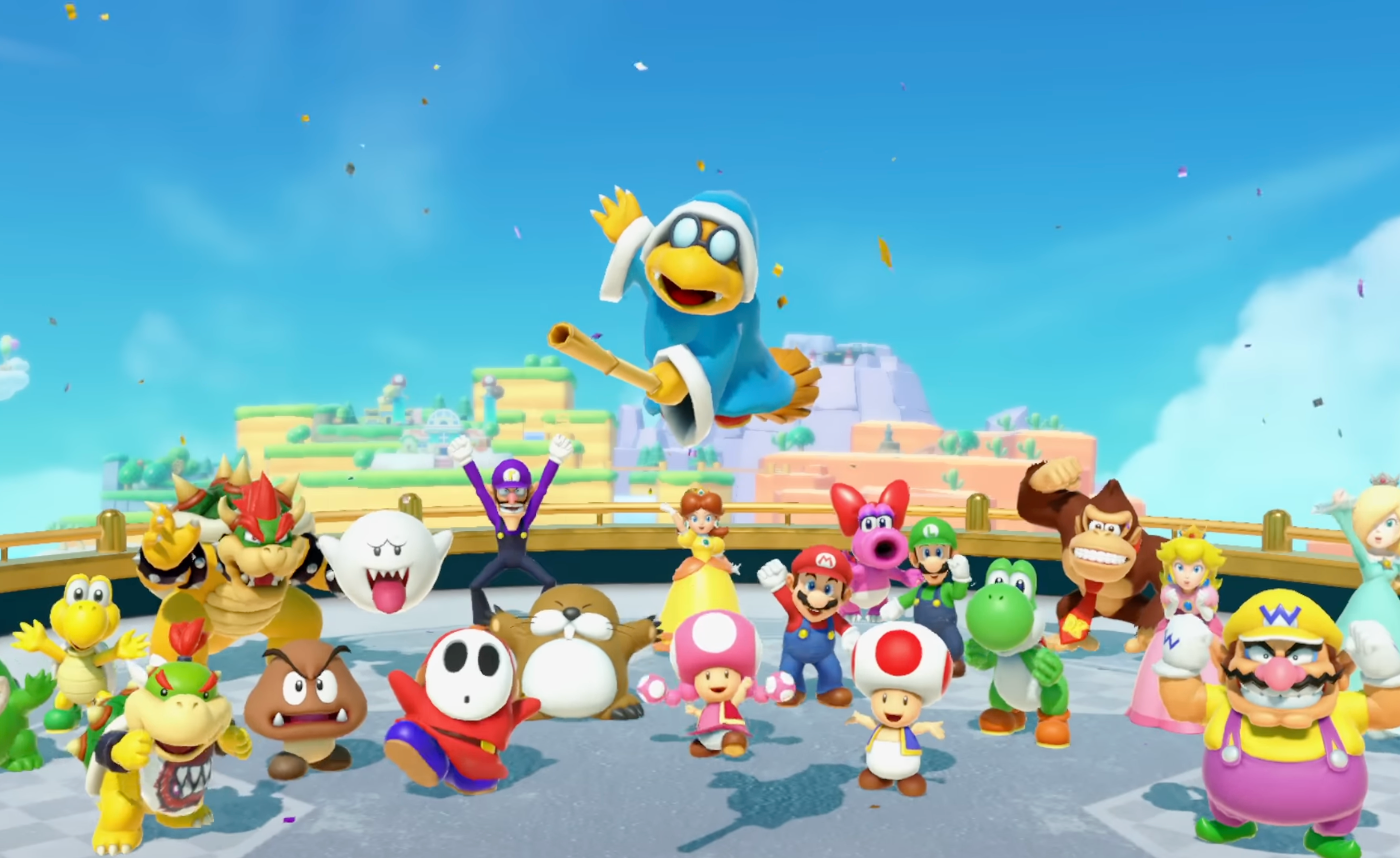 A screenshot from the Super Mario Party Jamboree trailer