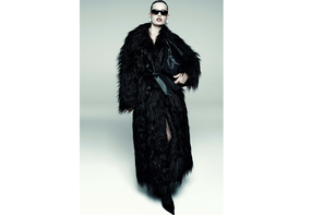 M&S x 16Arlington faux fur longline trench coat