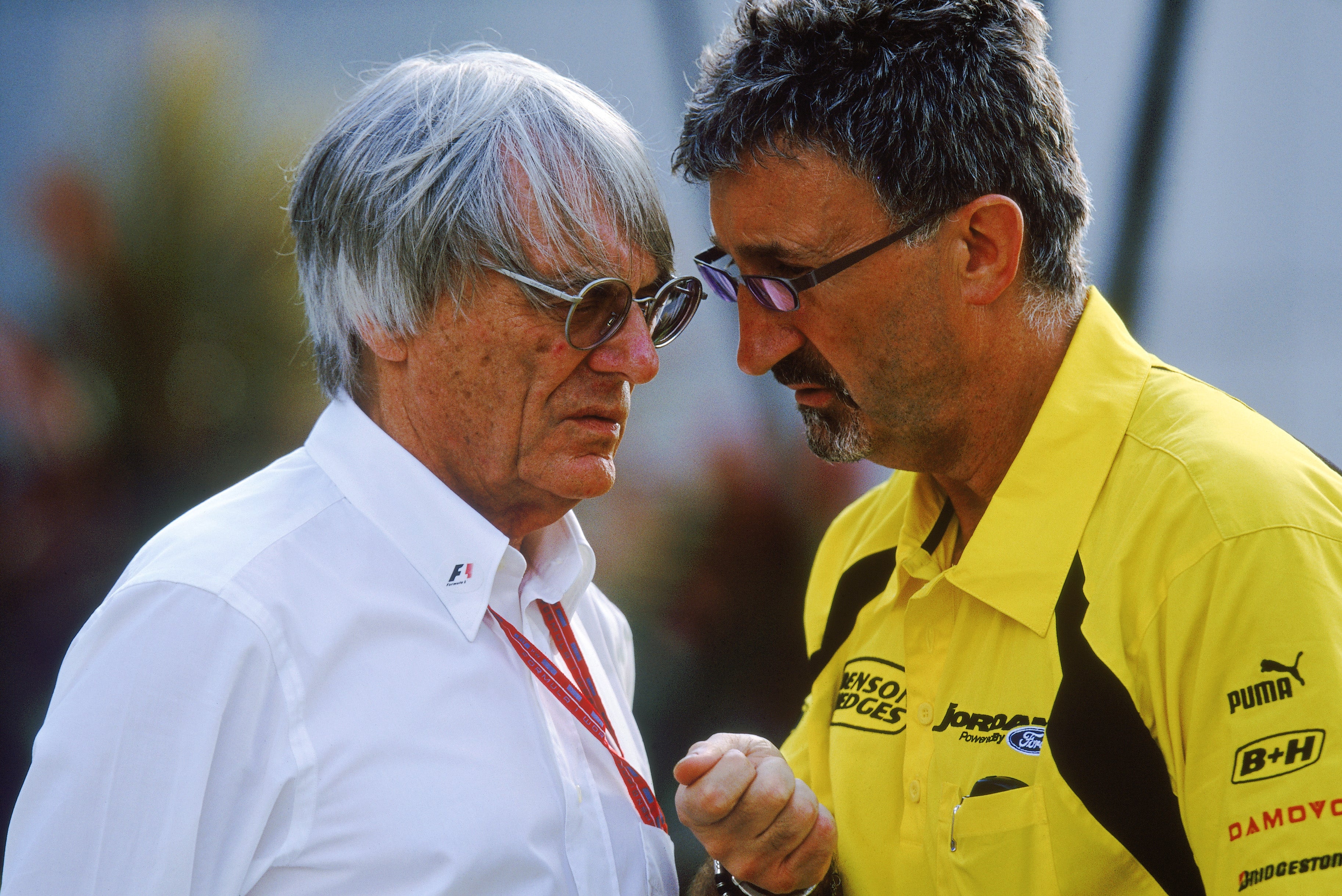 Jordan became a close confidante of F1 supremo Bernie Ecclestone