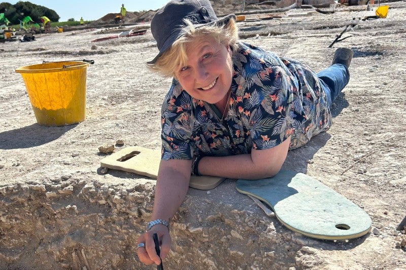 Archaeologists unravel 2,000-year-old murder mystery during filming of Sandi Toksvig show